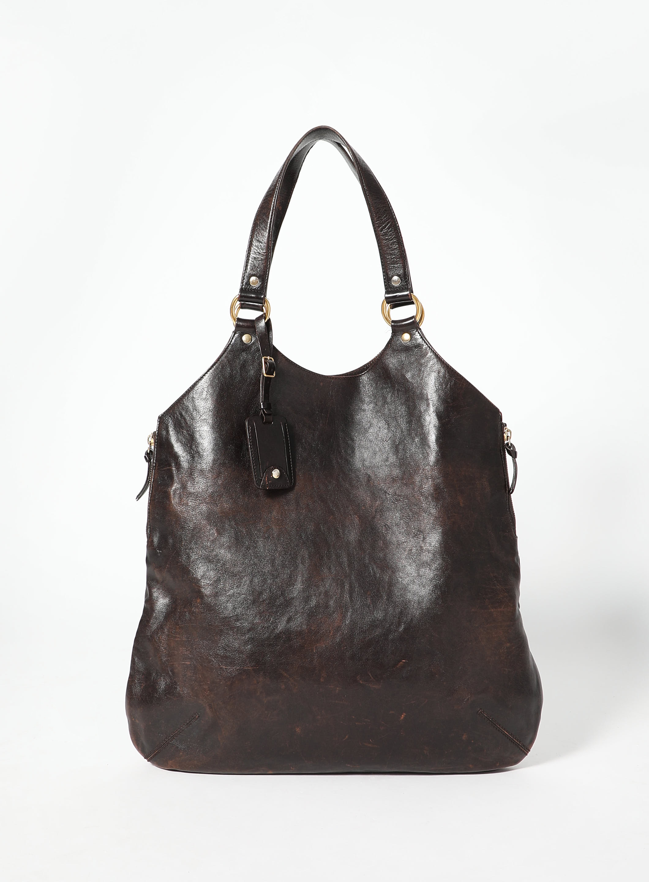★TOUT Y EST★ Baptiste Square Bag Vintage Brown CB2205-3 Vintage GUCCI Brown Coated Canvas GG Monogram DOCTOR Bag Top