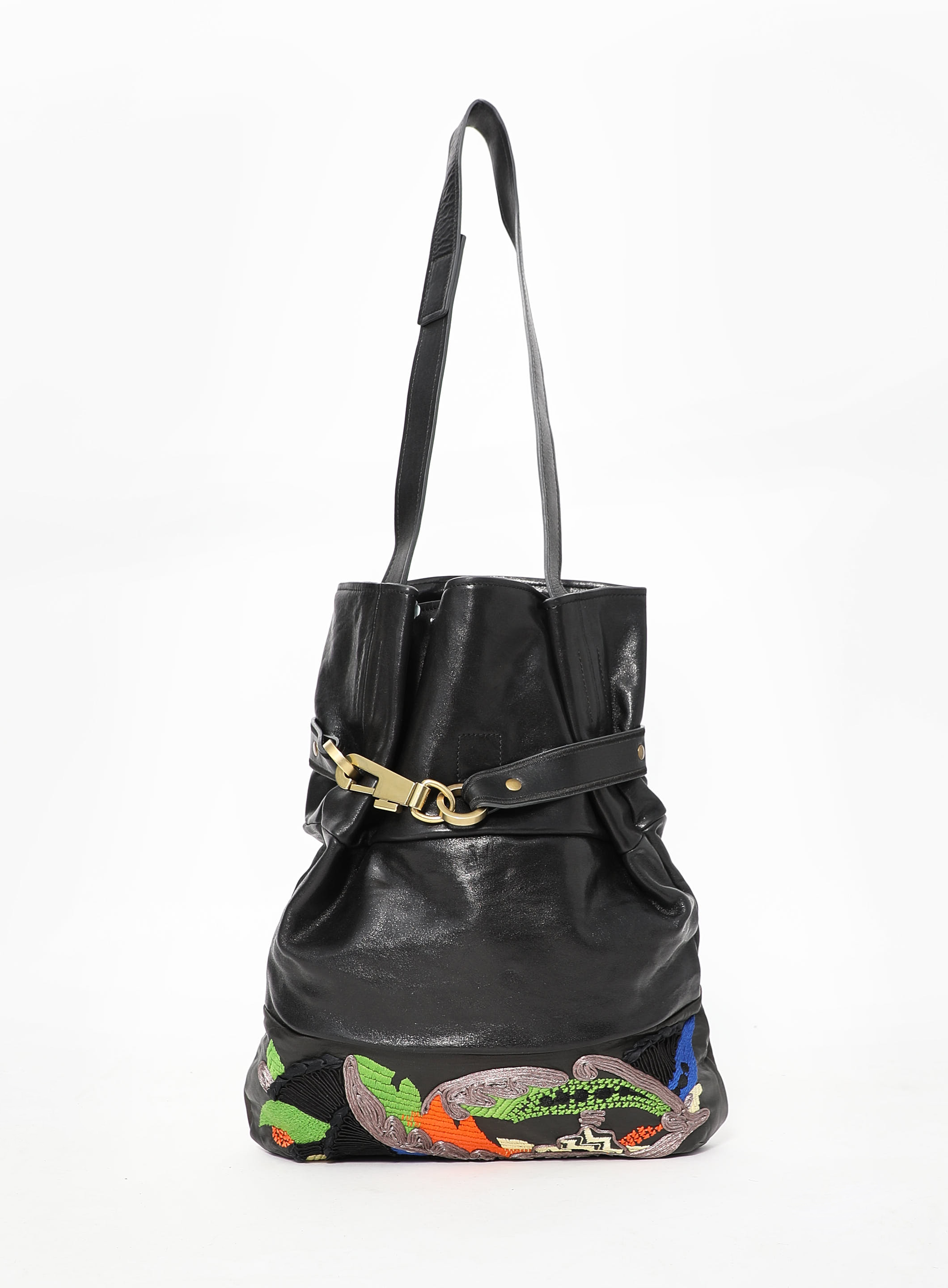 ELBATEGEV 本革バケットバッグ Mallory Large Bucket Bag ２色 Leather effect bucket bag - Women | MANGO USA