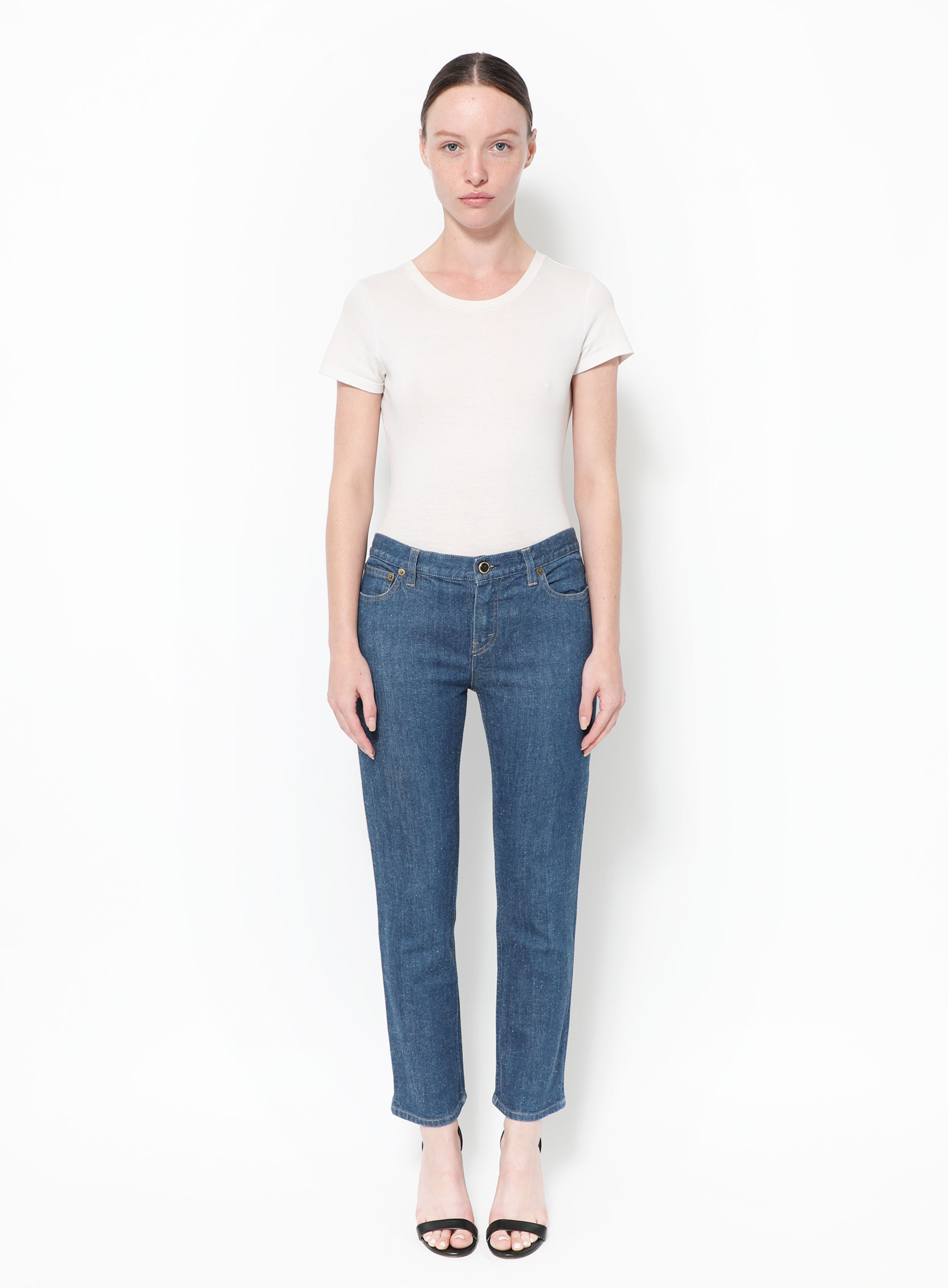 ミニスカート Celine Jolene Jeans RP055930F07UW Mid-Rise Denim Jeans | Authentic & Vintage | ReSee