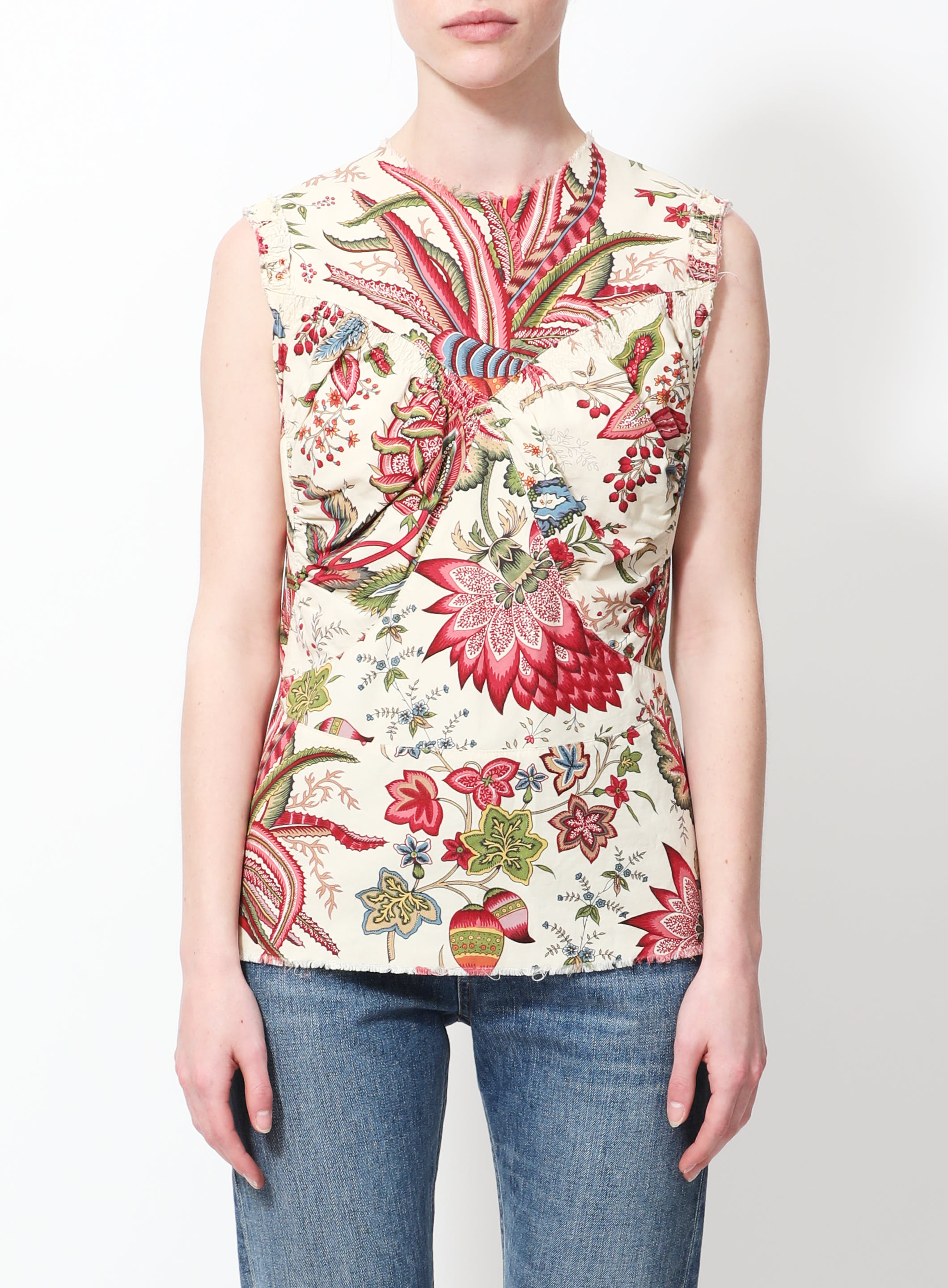 トップス YUKI FUJISAWA Floral Tops (Foil Printed) YUKI FUJISAWA Floral Tops (Foil Printed)