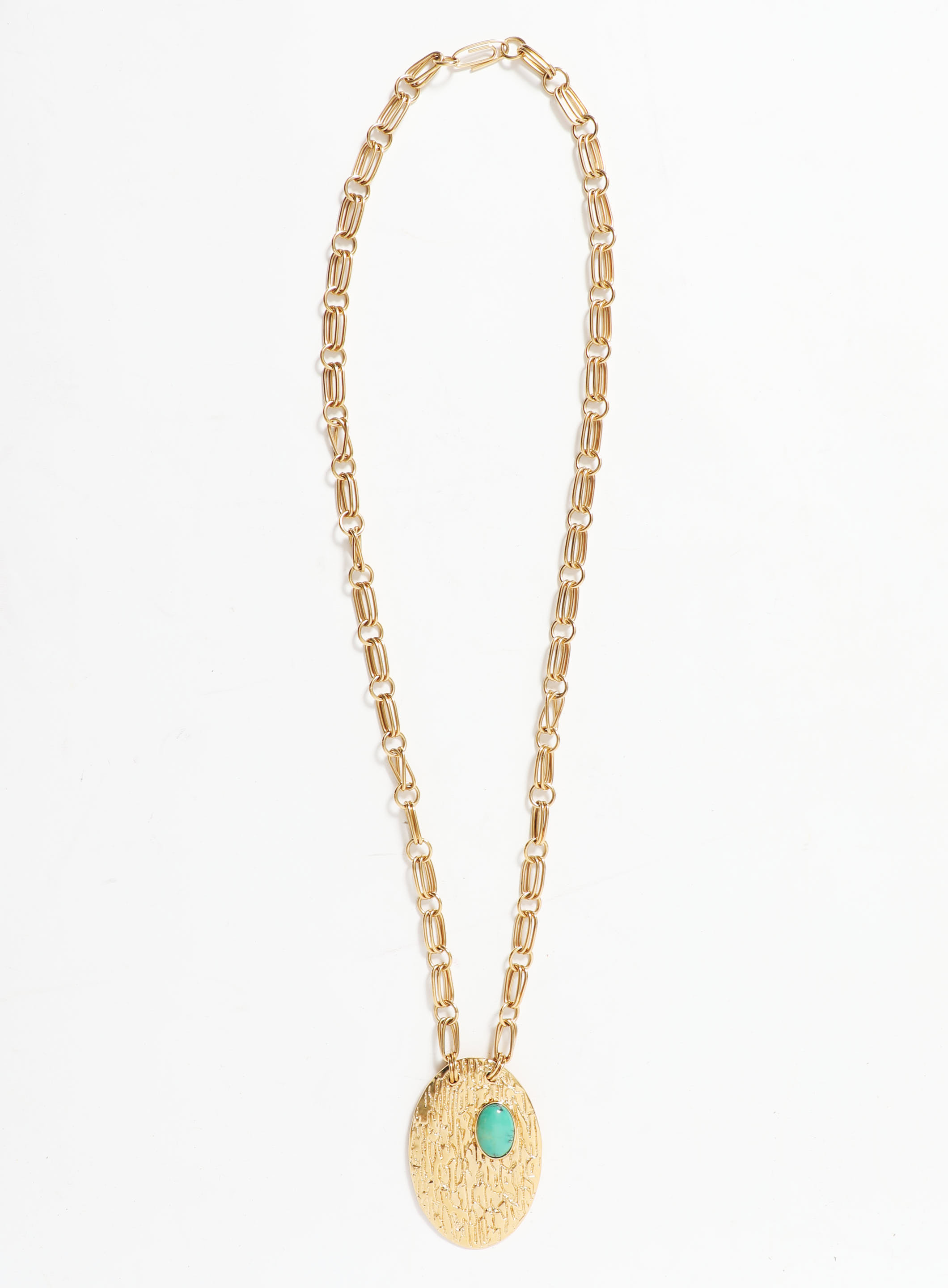 ネックレス・ペンダント AURELIE BIDERMANN Tao necklace in Turquoise Blue l BID015310_000.jpg?v=1634208169