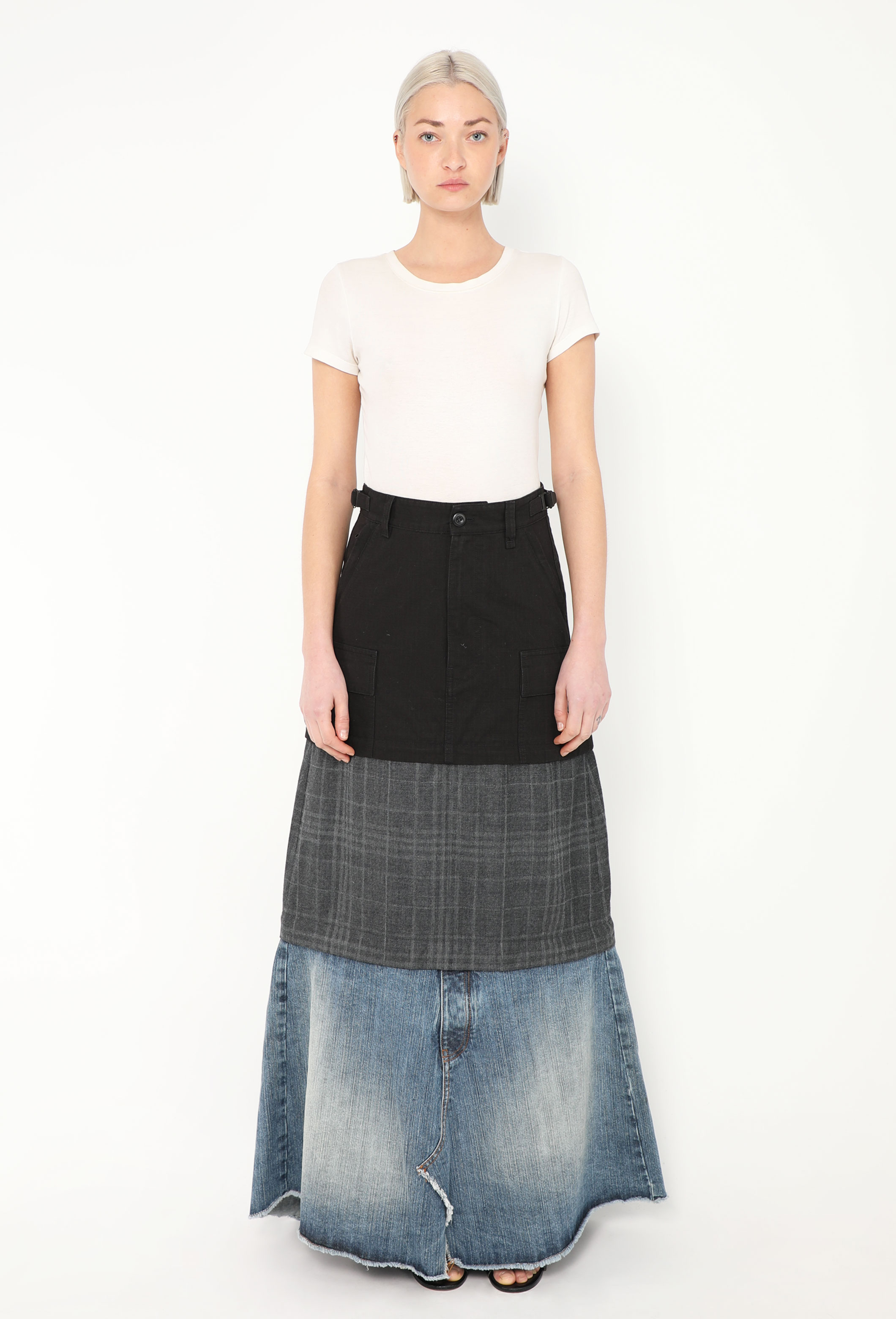スカート Gajess Odette Skirt 2024AW S/S 2024 Layered Cargo Skirt - Balenciaga | Authentic
