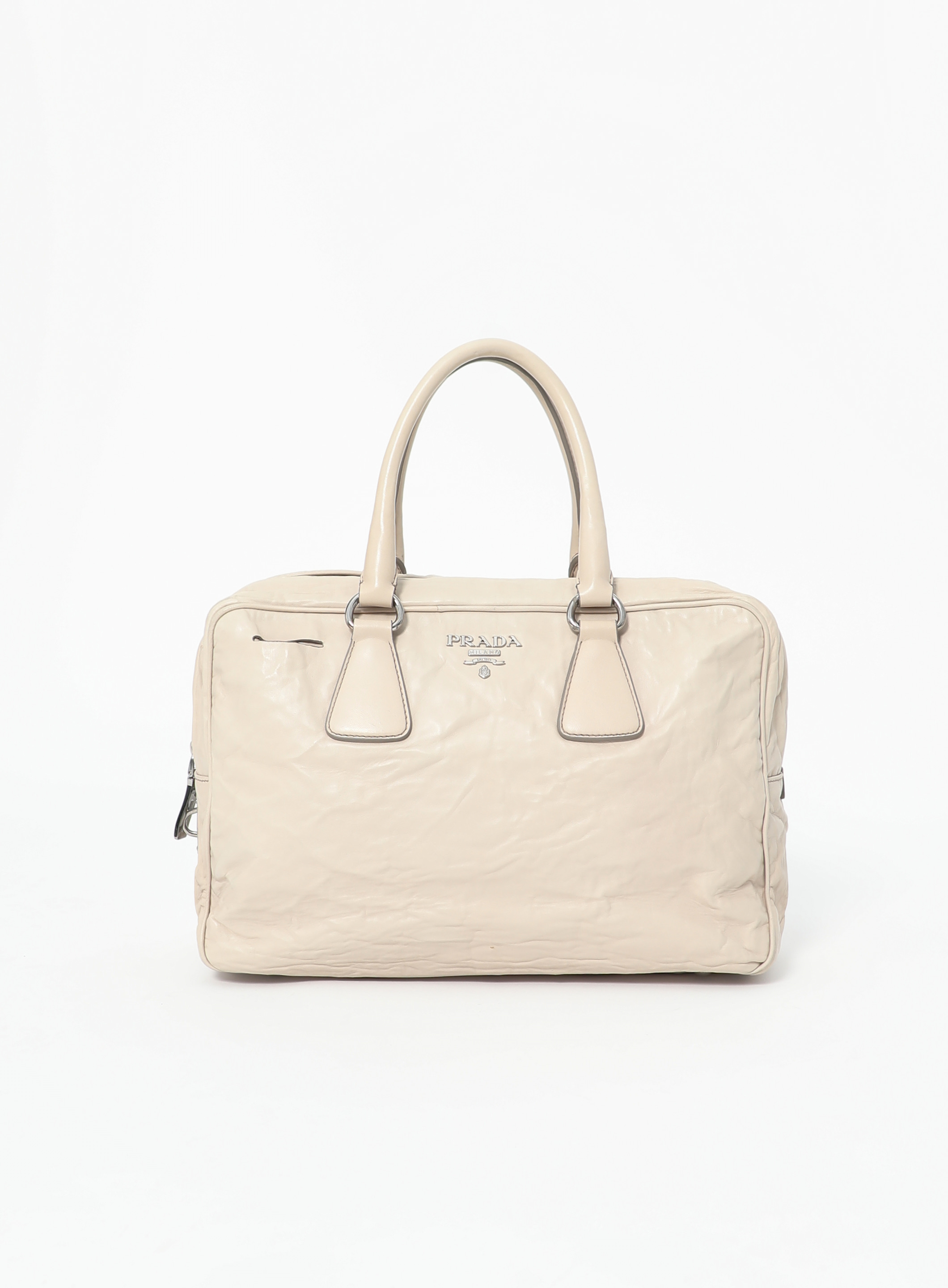 【希少】PRADA Nappa Antique Tote Bag 23ss Prada Medium antique nappa leather tote bag | REVERSIBLE
