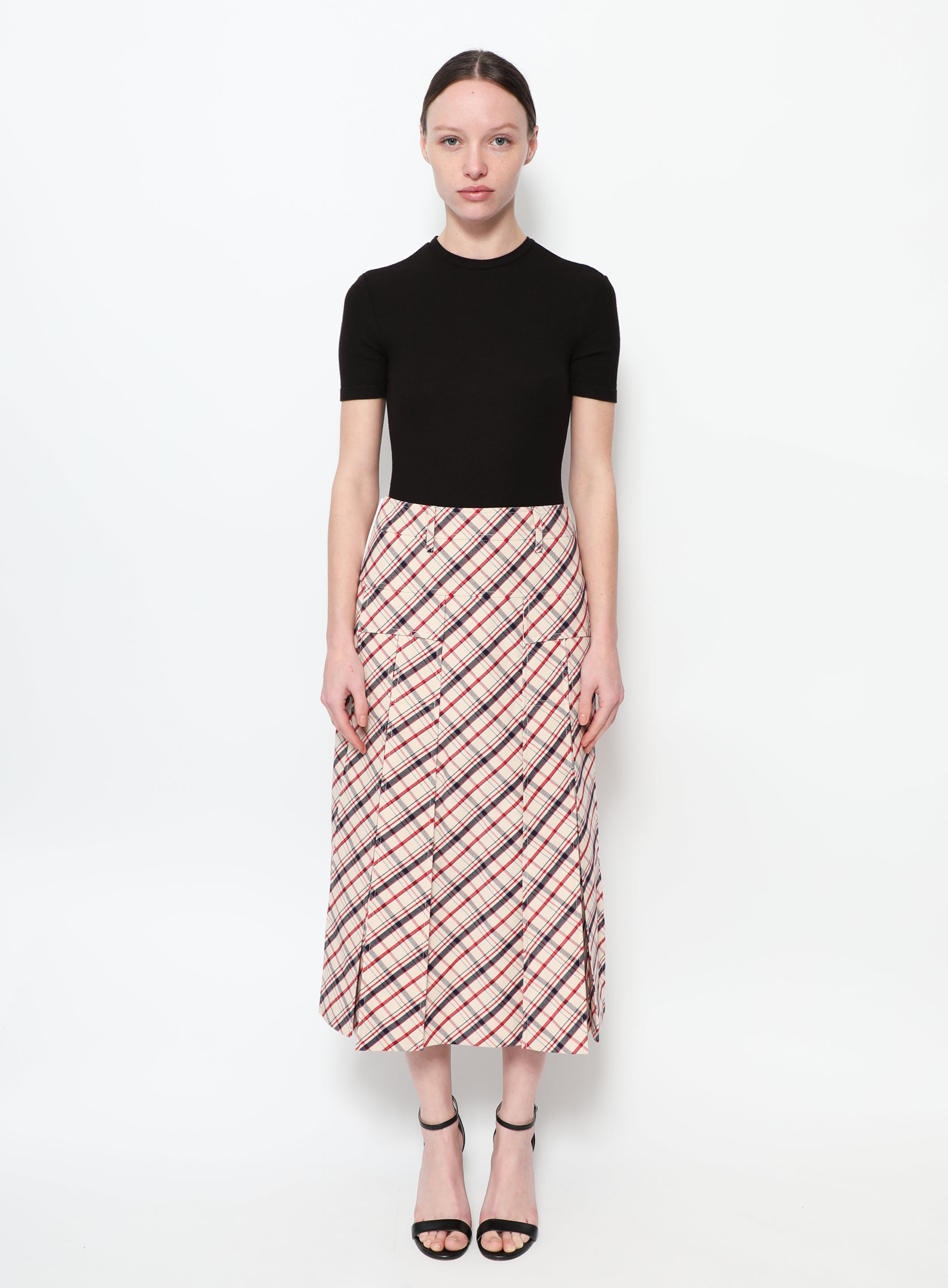Resort 2020 Plaid Pleated Skirt | Authentic & Vintage | ReSee