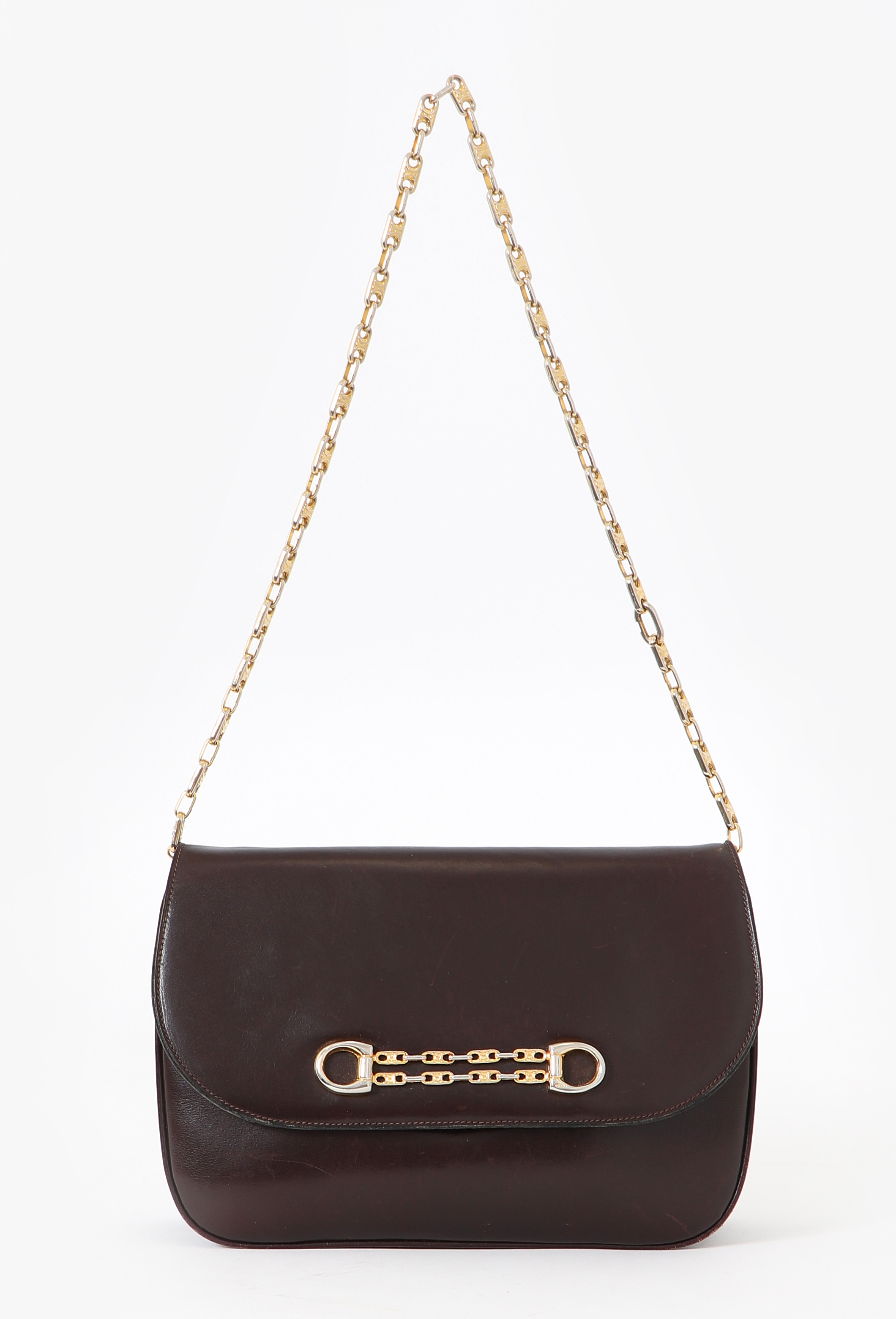 【CELINE】TRIOMPHE SHOULDER BAG◆197992EOG 70s Triomphe Shoulder Bag | Authentic & Vintage | ReSee