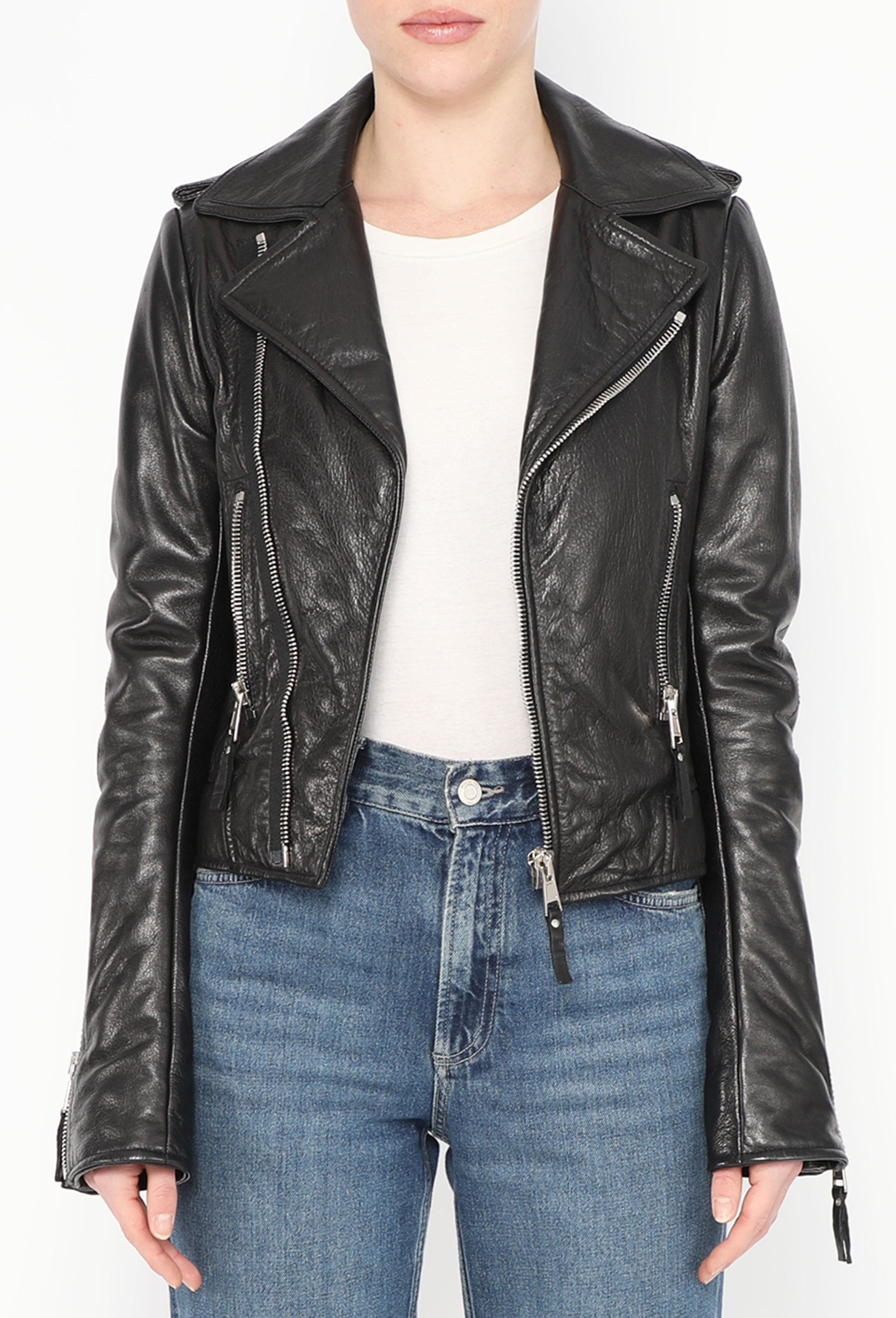 Lambskin Leather Biker Jacket | Authentic & Vintage | ReSee