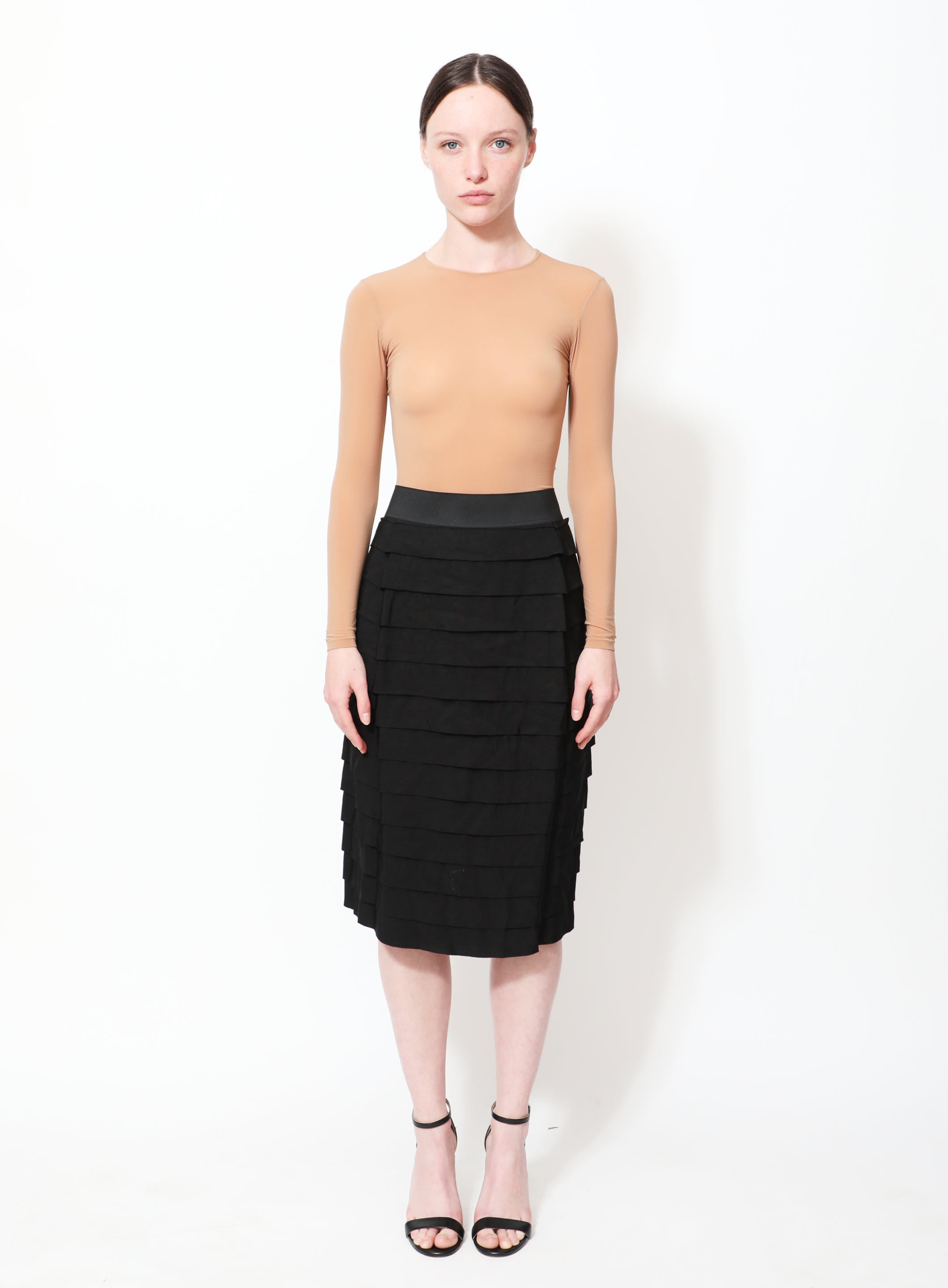 ★韓国人気★Angelnumber555★vintage rober skirt Lucyever-Vintage-Brown-High-
