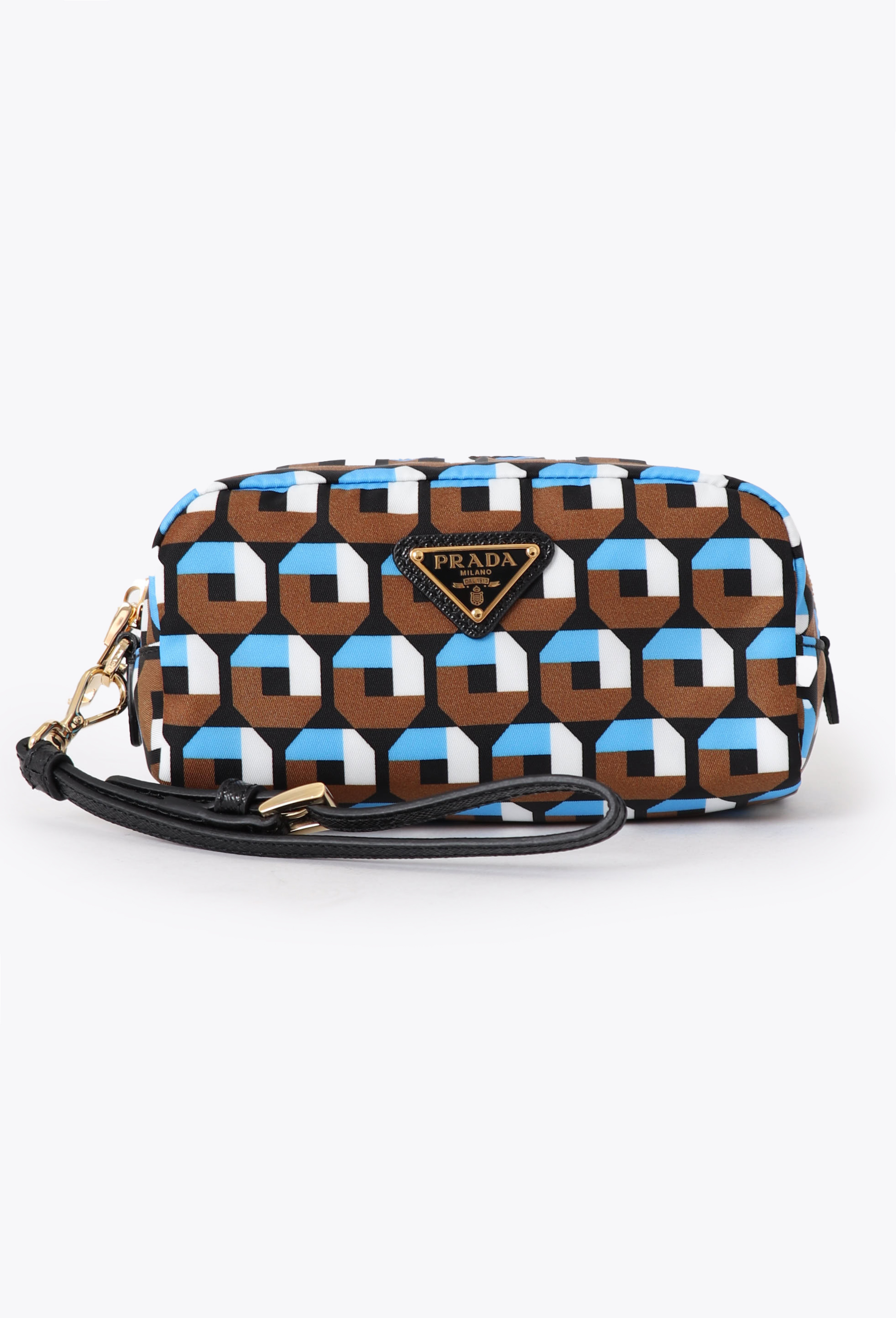 クラッチバッグ PRADA LIGHT BLUE NYLON CLUTCH 楽天市場】プラダ PRADA アウトレット SAFFIANO 1 オールレザー