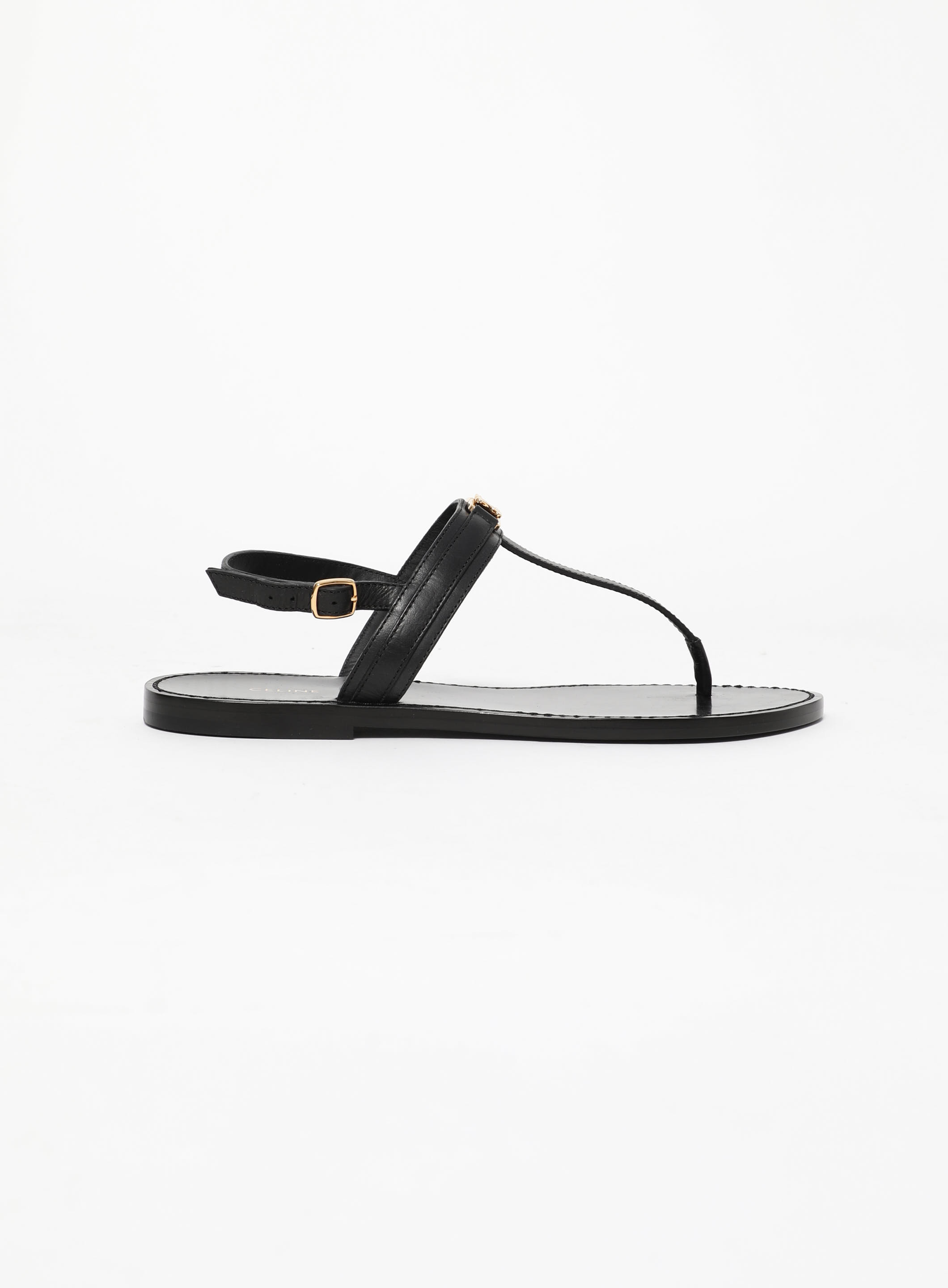 【送関込】CELINE☆セリーヌ Triomphe 15 Sandals Women's Celine Triomphe calfskin sandals | CELINE | 24S