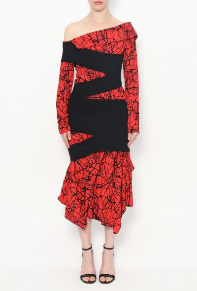 Proenza Schouler 2017 Abstract Bandage Dress - 2