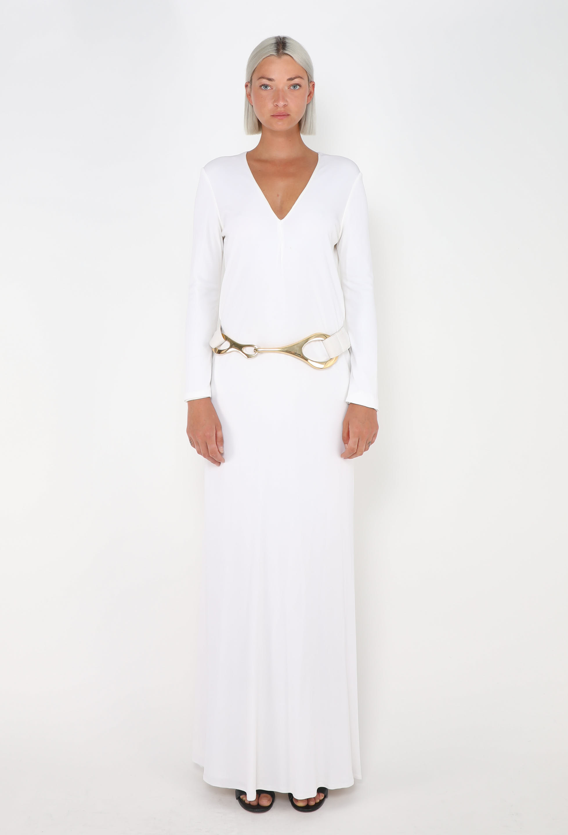 COLLECTOR F/W 1996 Horsebit Jersey Gown - Gucci | ReSee