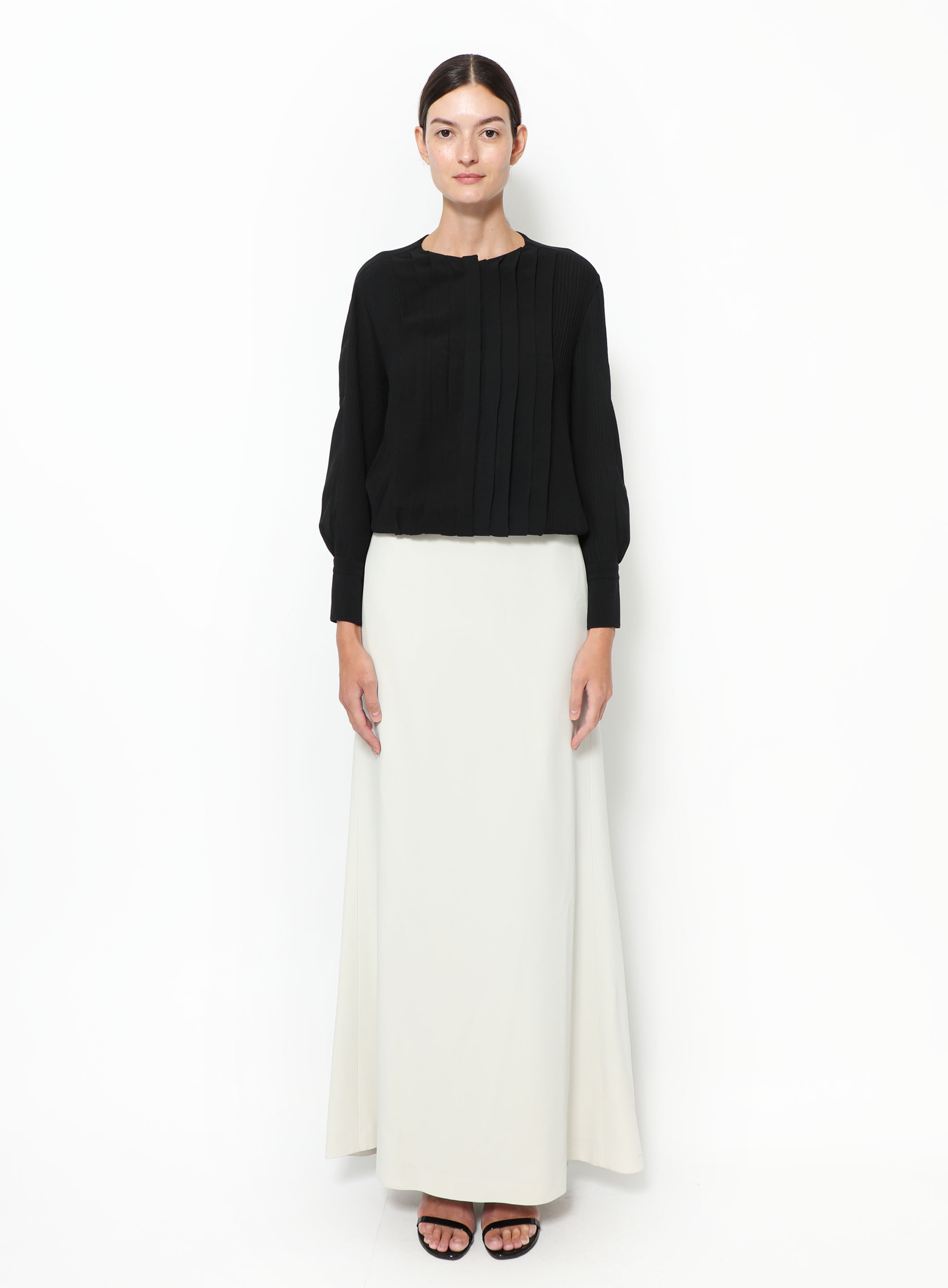 Louis Vuitton - Authenticated Skirt - Cotton Black Plain for Women, Never Worn