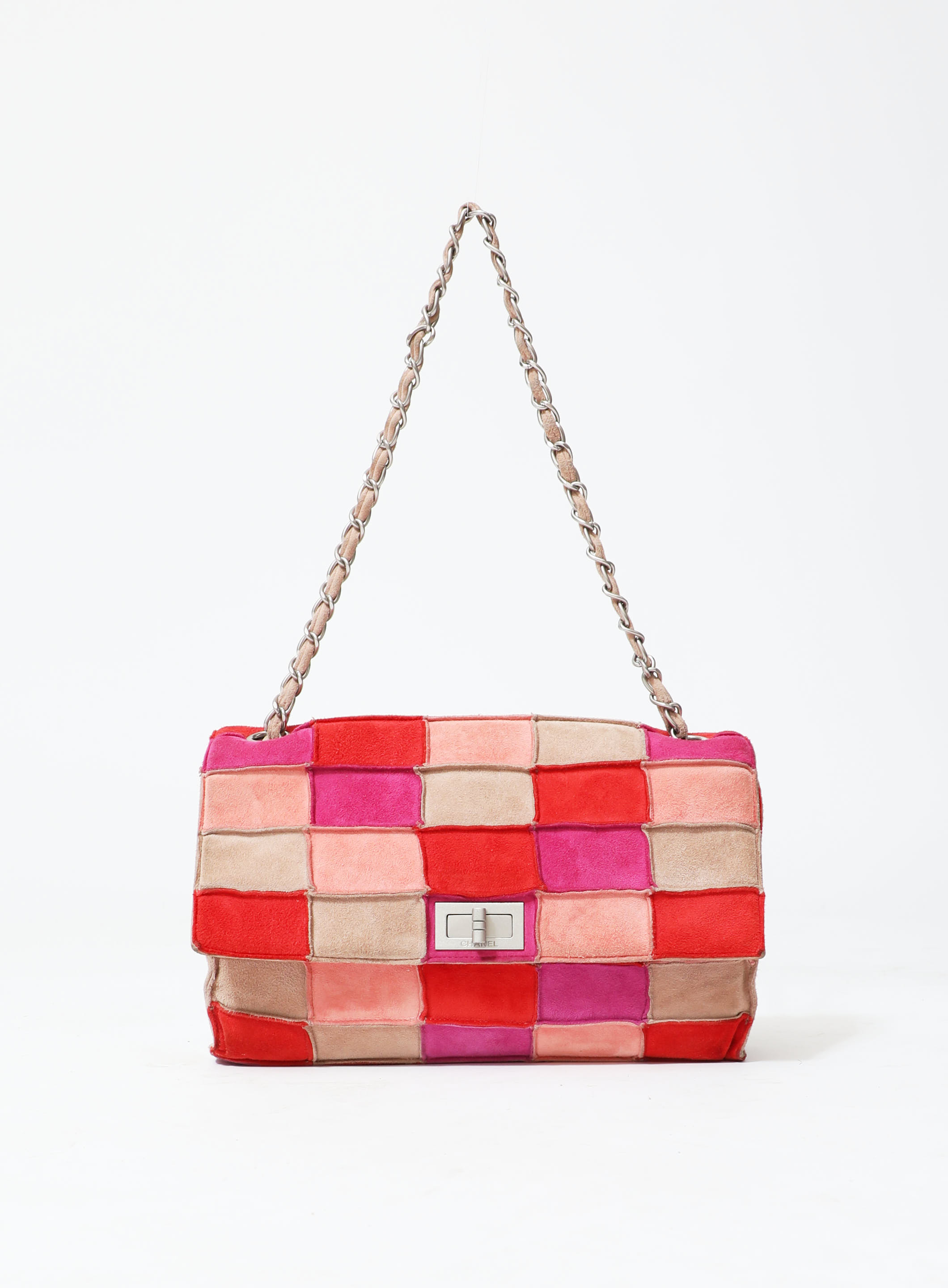 Chanel Quilted Patchwork Jumbo Flap Bag