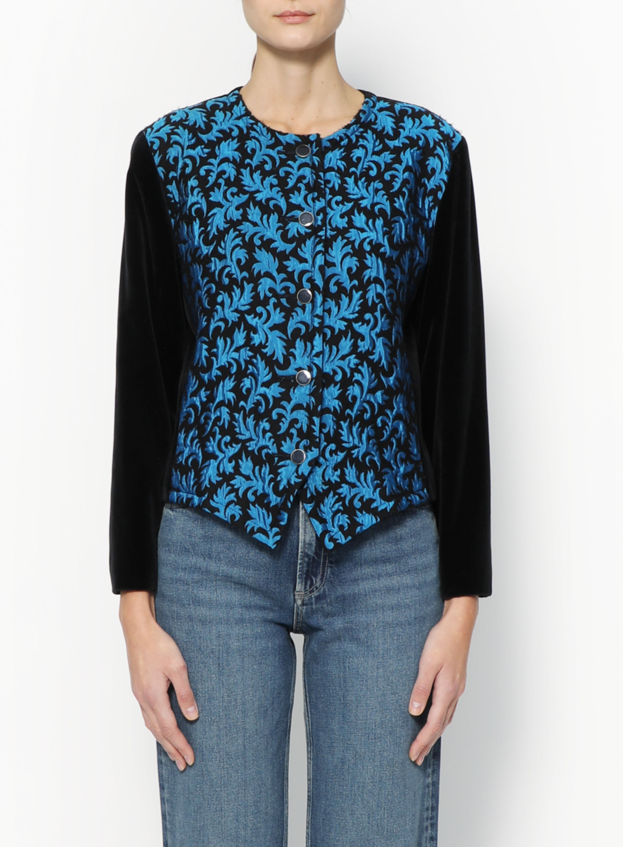 Brocade Velvet Jacket | Authentic & Vintage | ReSee Brocade Velvet Jacket | Authentic & Vintage | ReSee