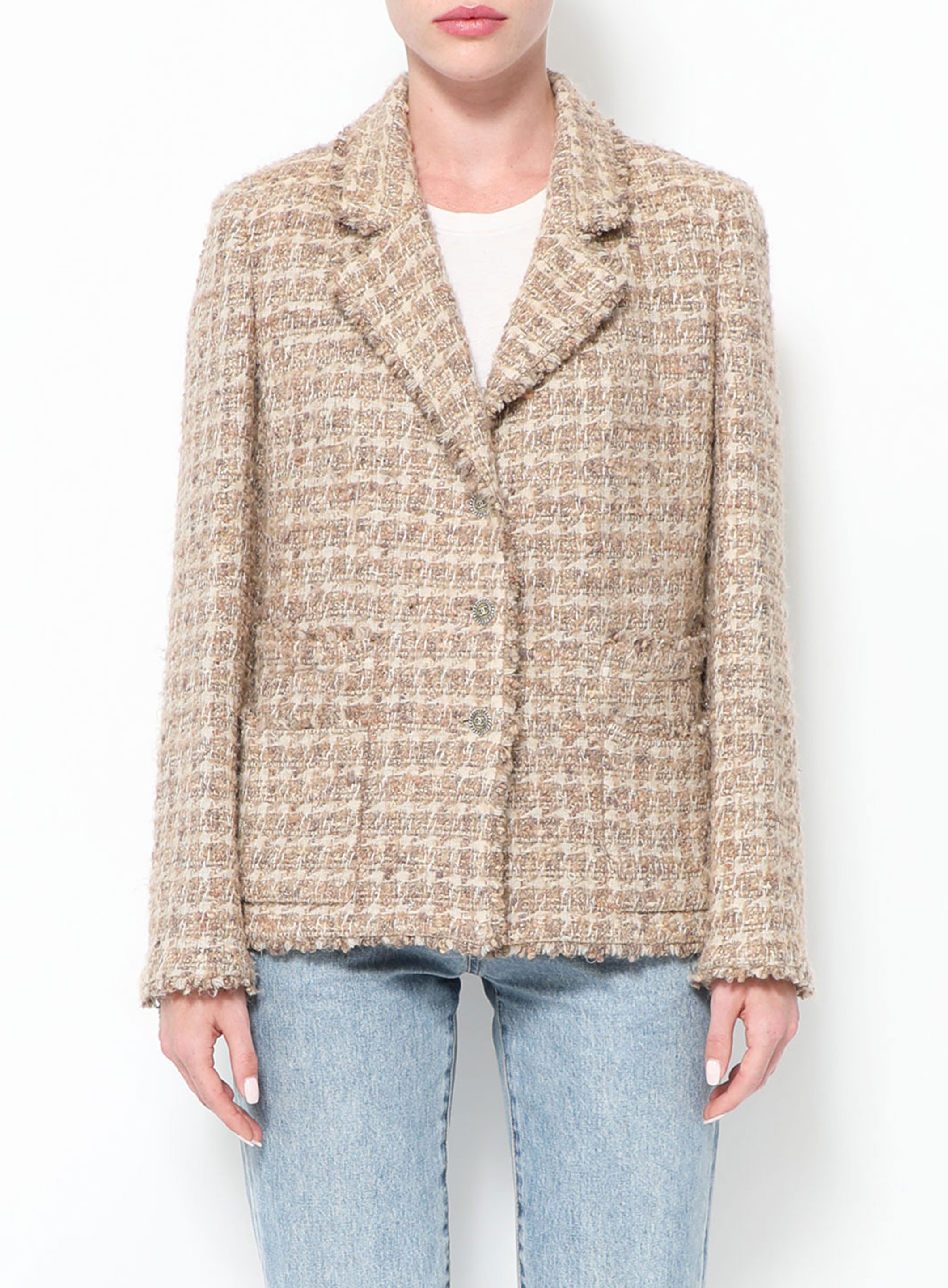 Iridescent Bouclé Tweed Jacket | Authentic & Vintage | ReSee
