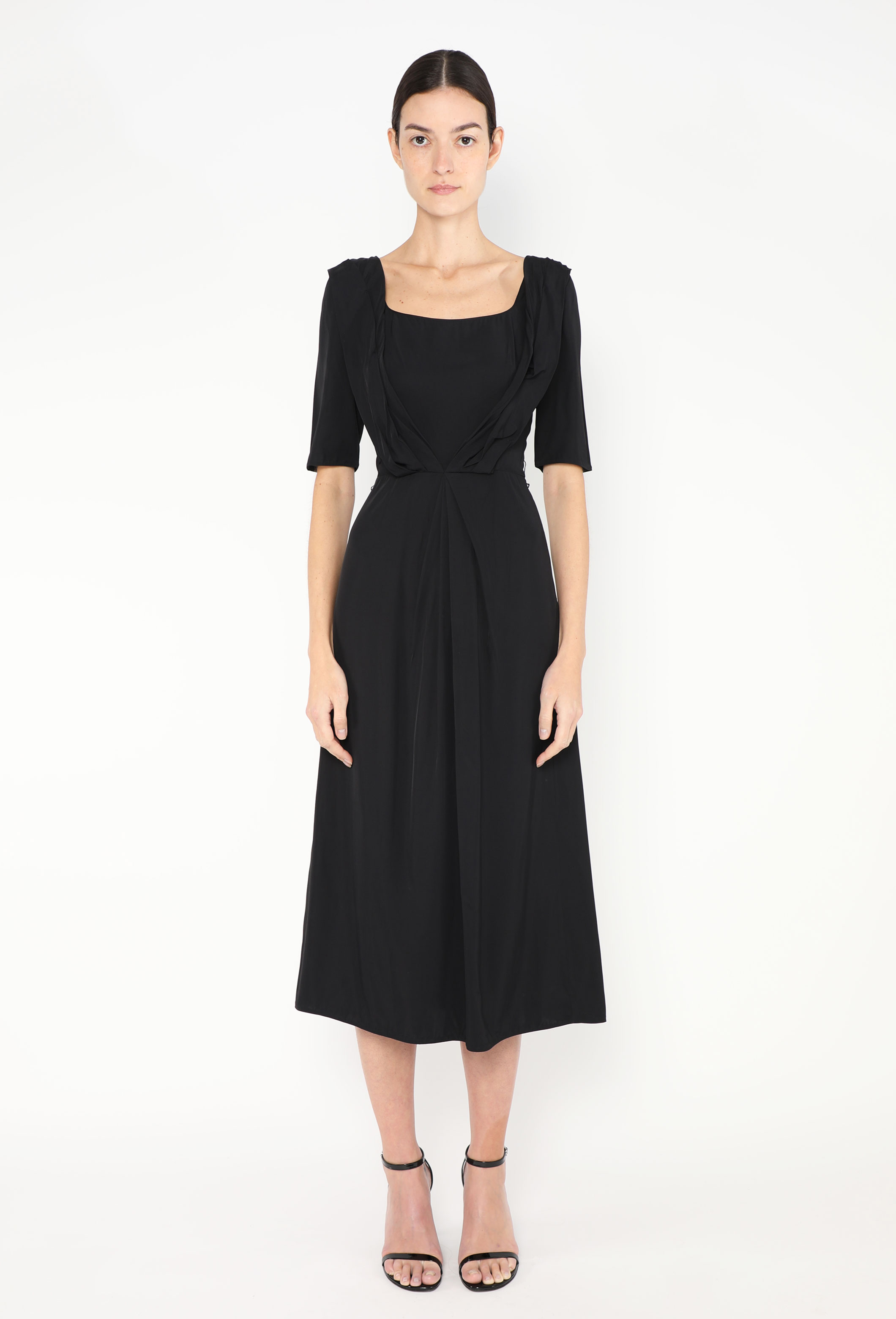 2019 Asymmetrical Ruched Dress | Authentic & Vintage | ReSee