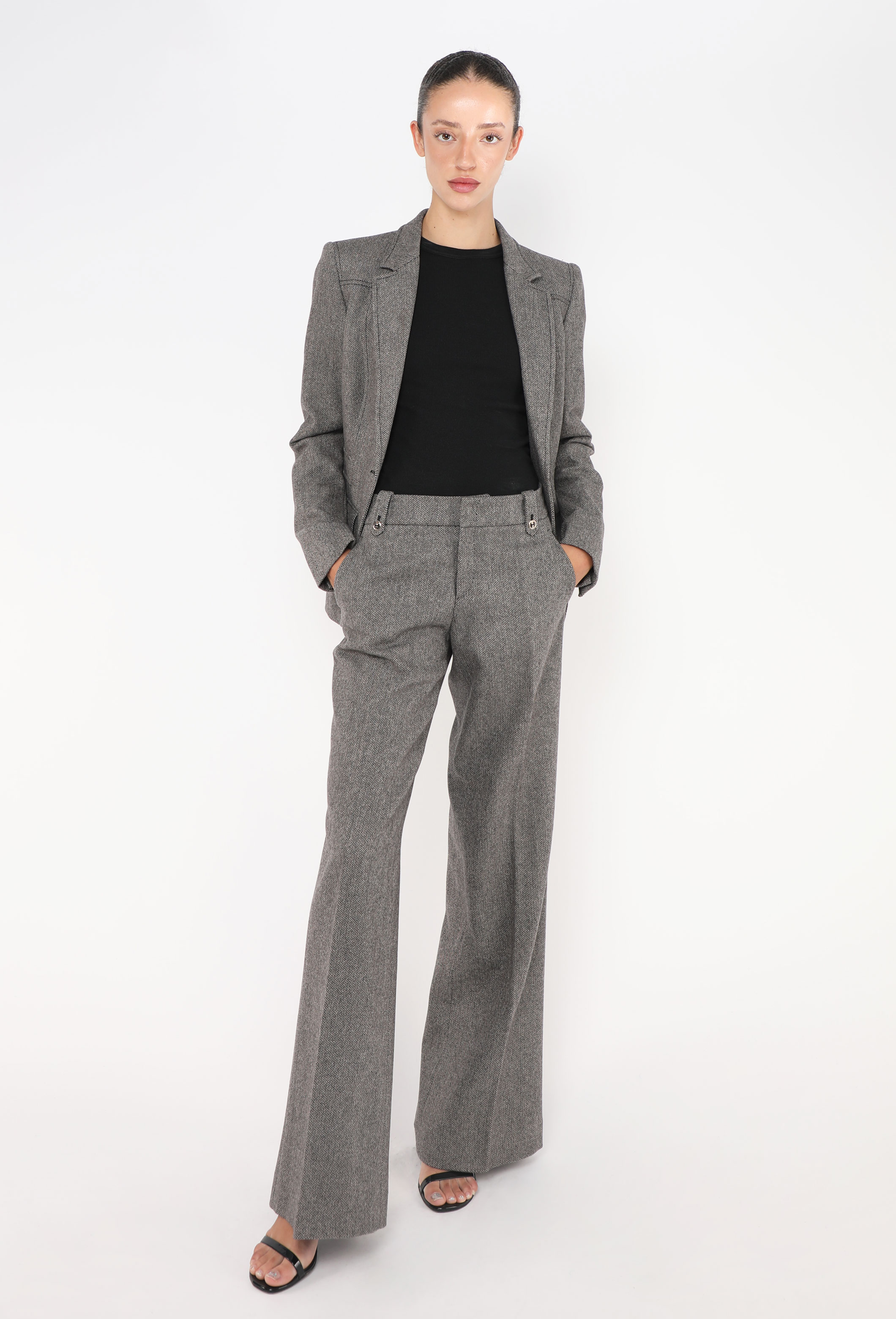 Herringbone Flared Suit - Gucci | ReSee