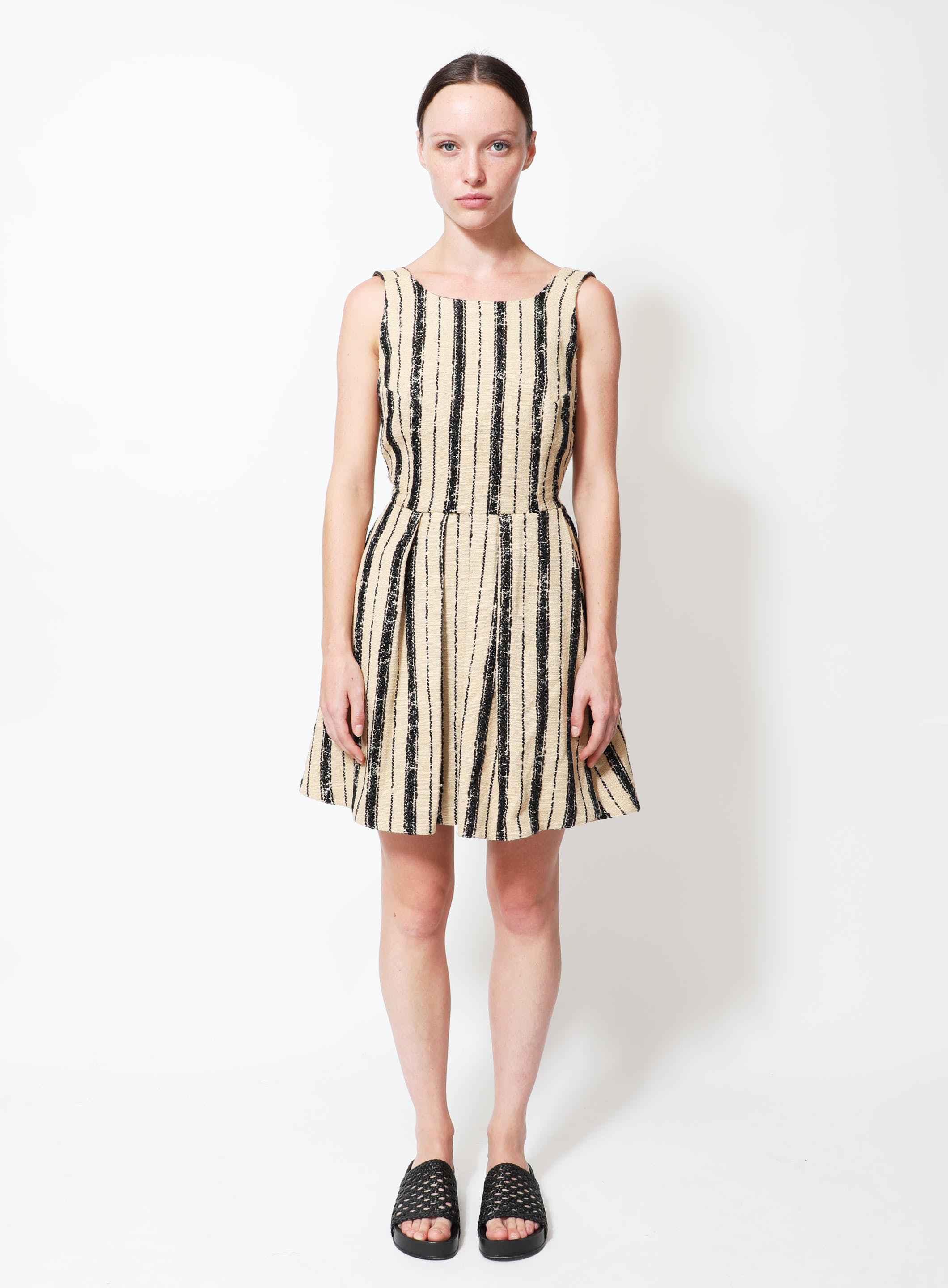 S/S 2020 Woven Silk Skater Dress | Authentic & Vintage | ReSee S/S 2020 Woven Silk Skater Dress | Authentic & Vintage | ReSee