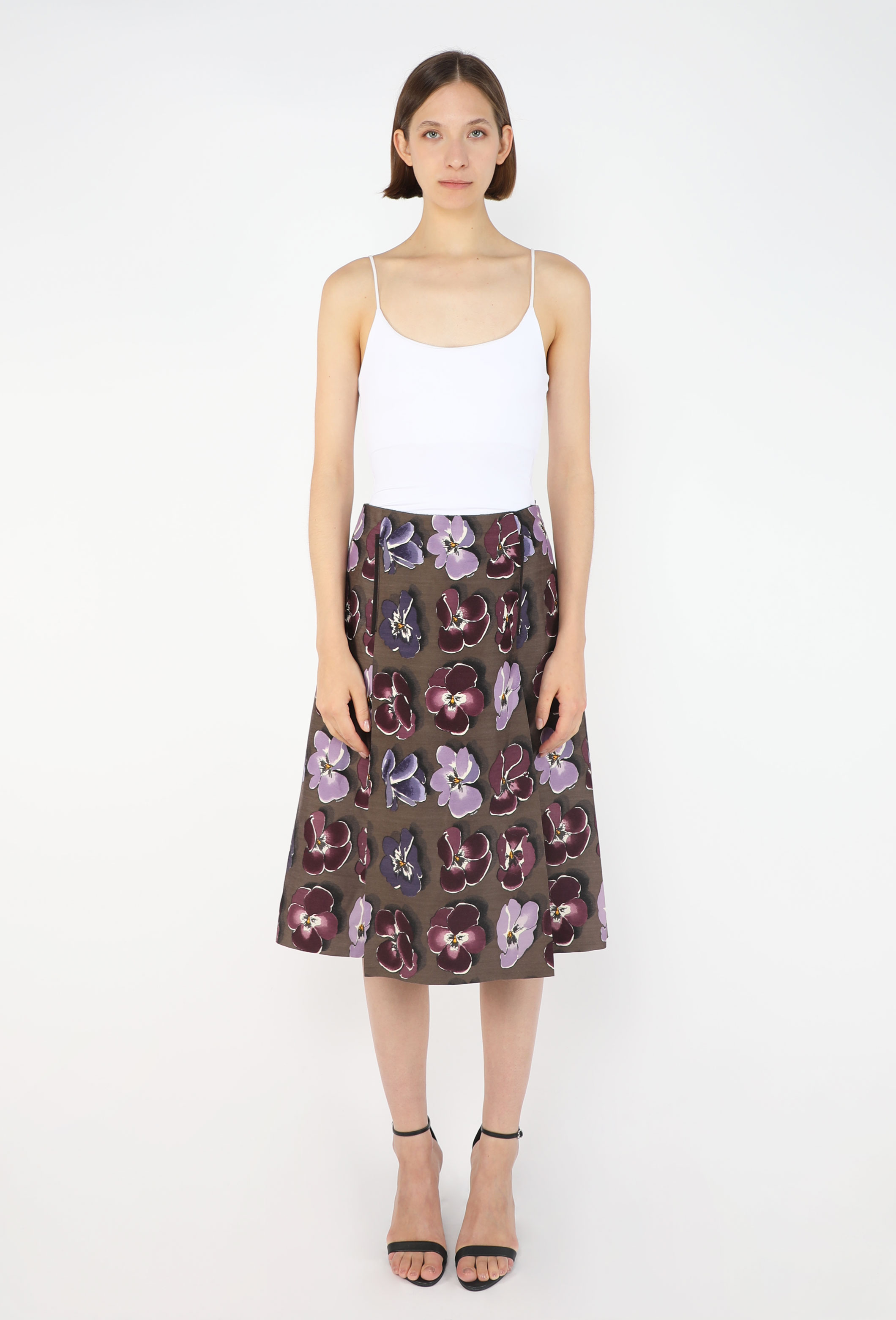 Poppy Pleated Skirt, Fall 2000 - Prada | ReSee