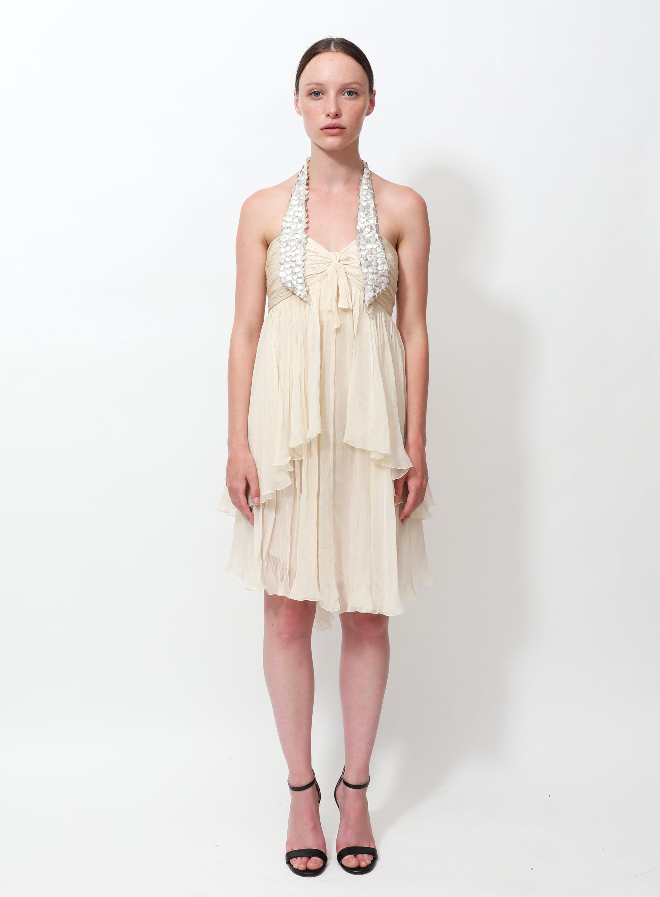 Resort 2007 Embellished Halter Dress | Authentic & Vintage Resort 2007 Embellished Halter Dress | Authentic & Vintage