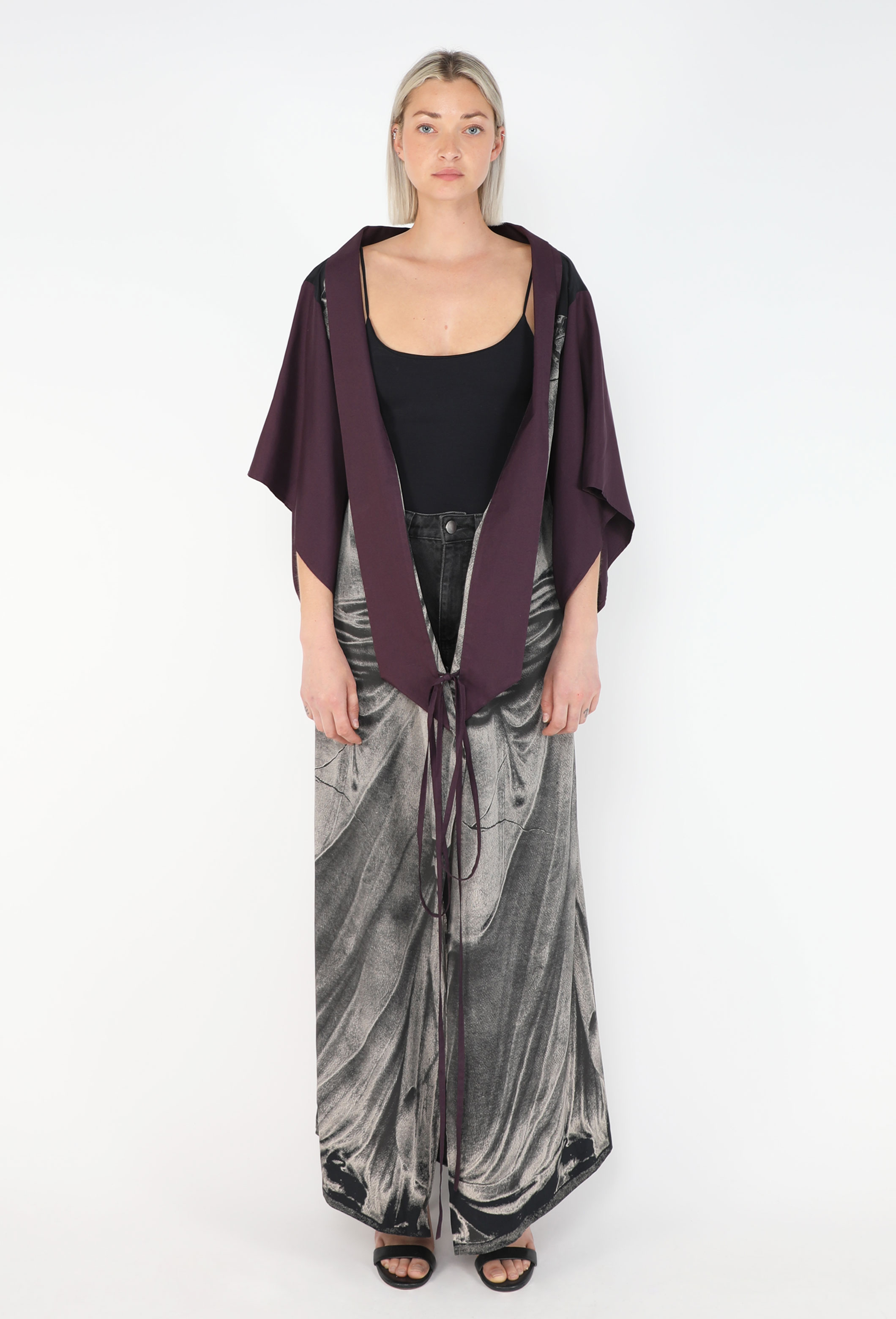Trompe L'Œil Silk Kimono, S/S 1999 - Jean Paul Gaultier | ReSee