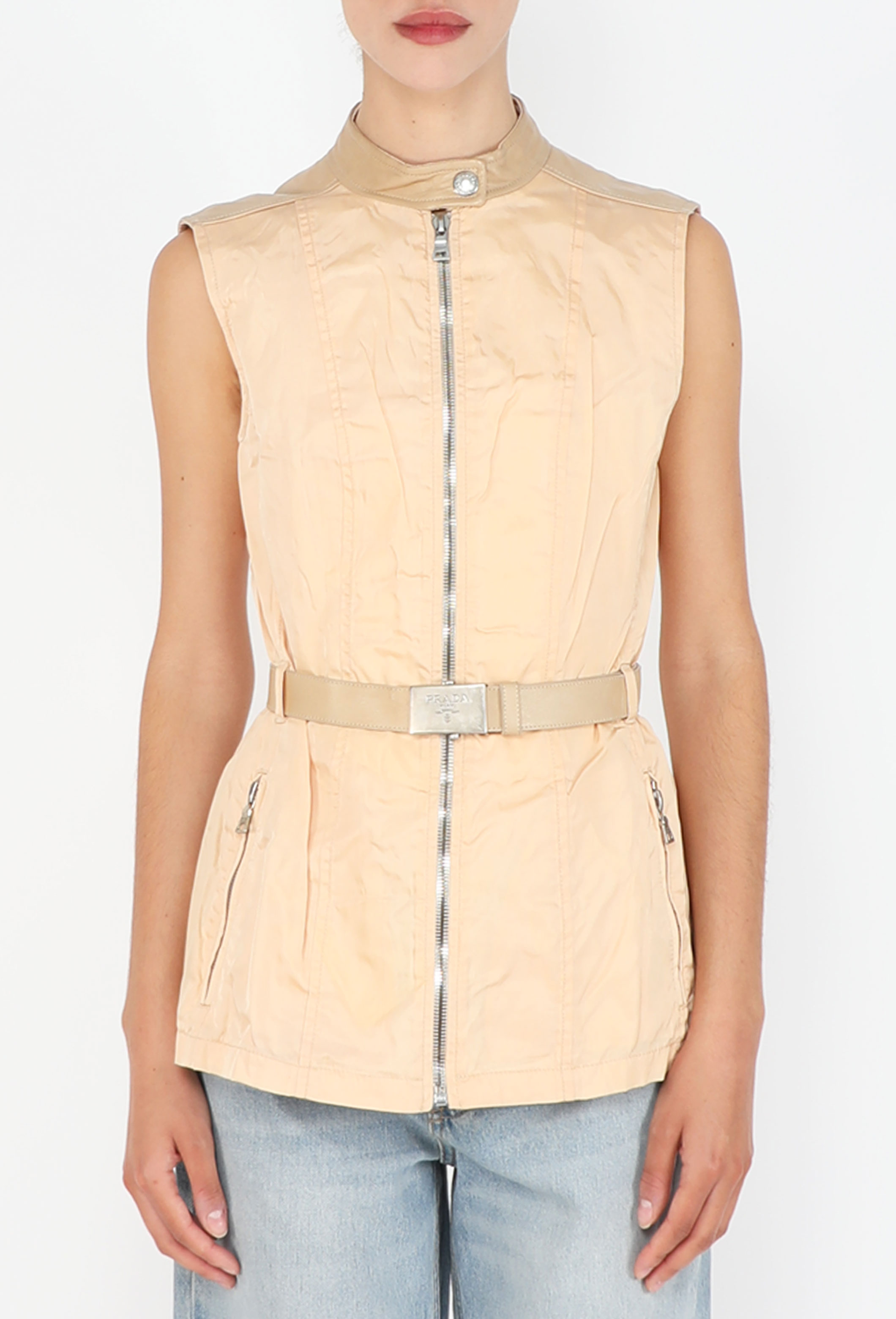 Belted Nylon Vest, 1995 - Prada | ReSee