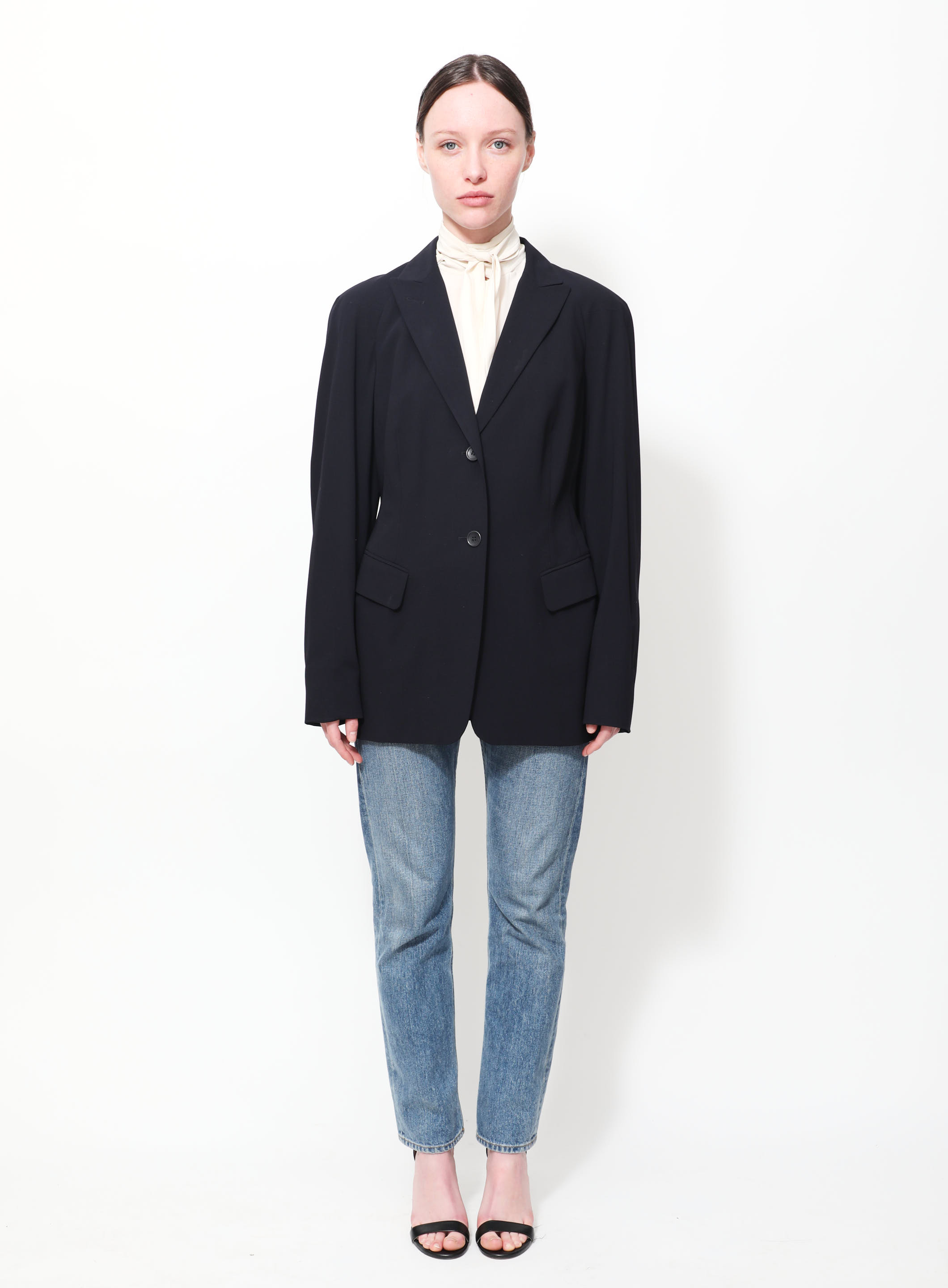 Vintage Classic Crêpe Blazer | Authentic & Vintage | ReSEE