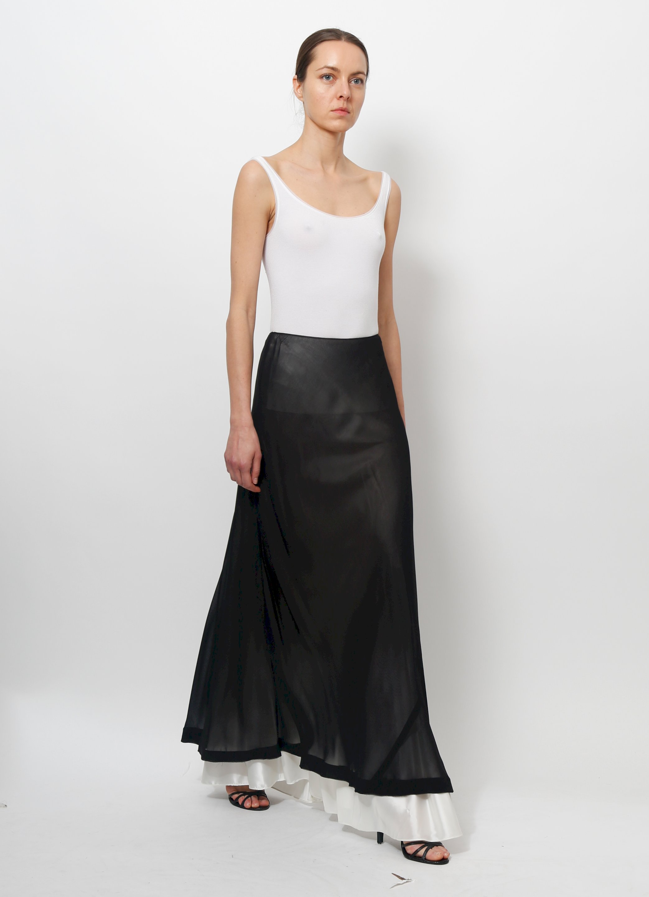 louis vuitton long skirt