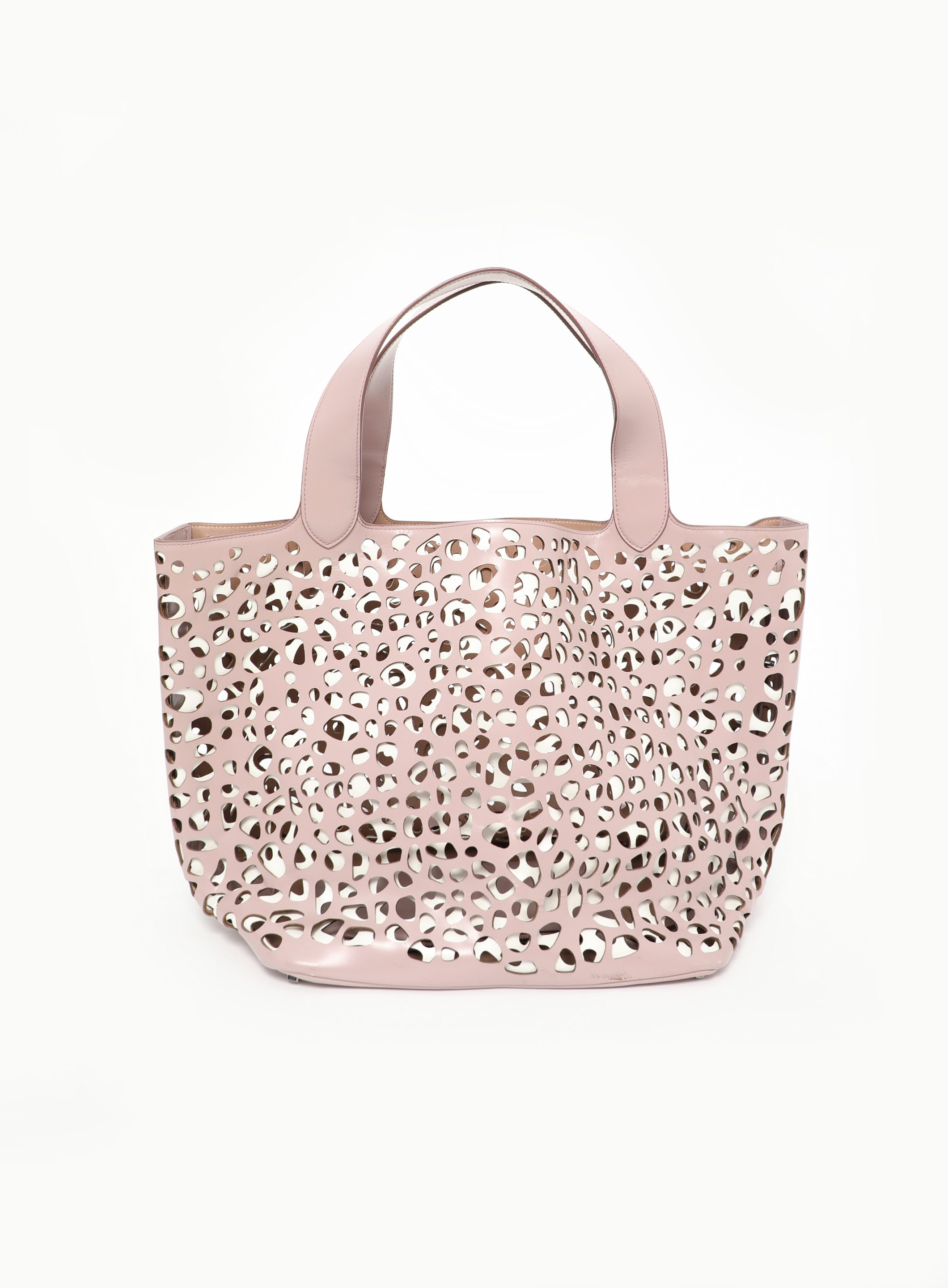 Bicolor Laser Cut Tote Bag | Authentic & Vintage | ReSee