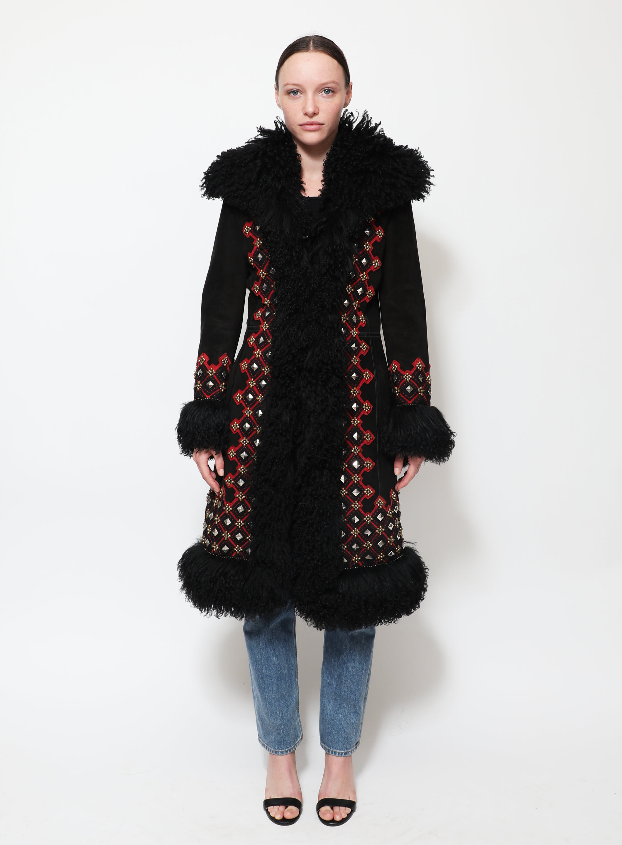 F/W 2008 Shearling Tapestry Coat | Authentic & Vintage | ReSee