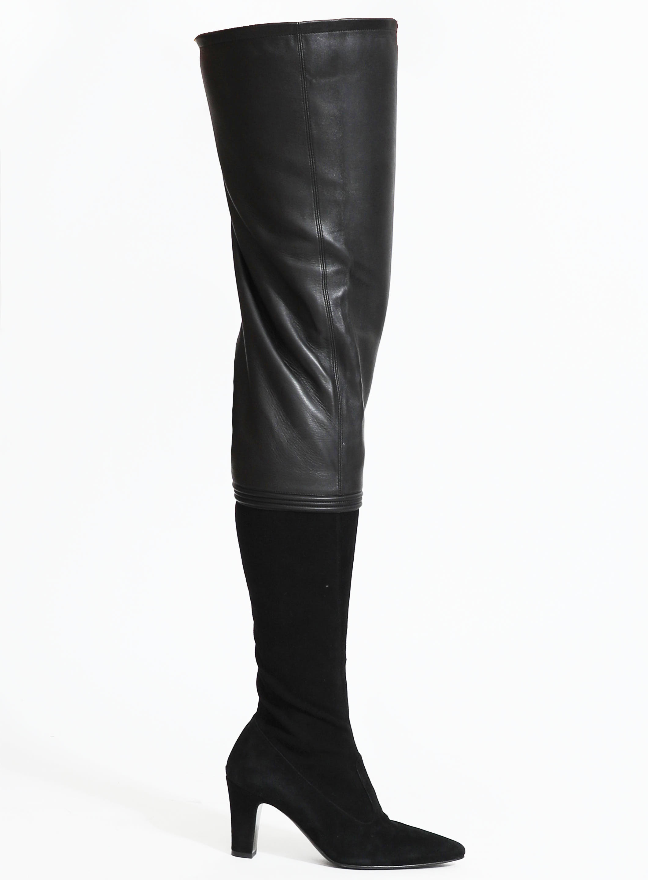 chanel thigh high boots