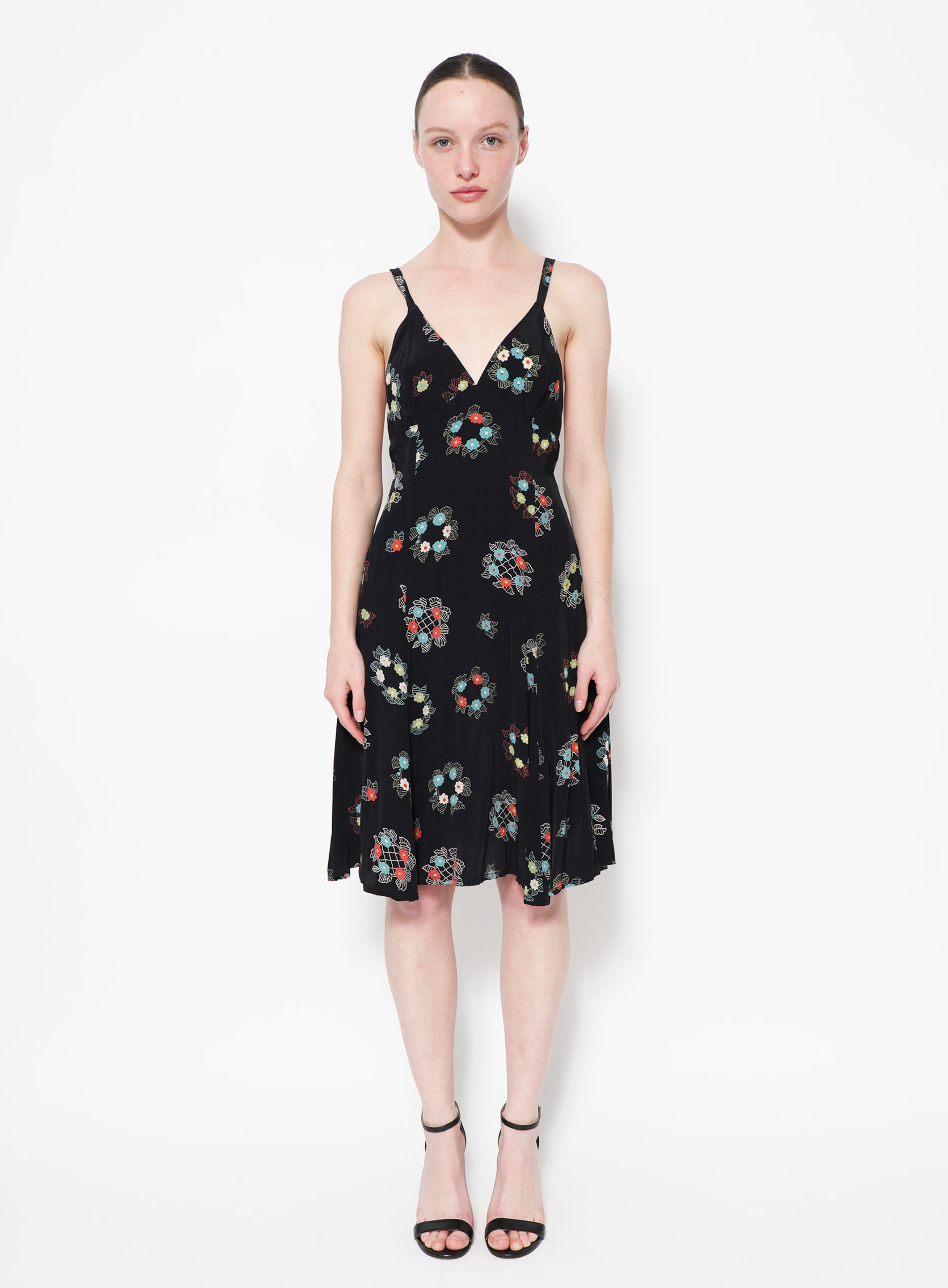 70s Floral OpenBack Dress Authentic & Vintage ReSee