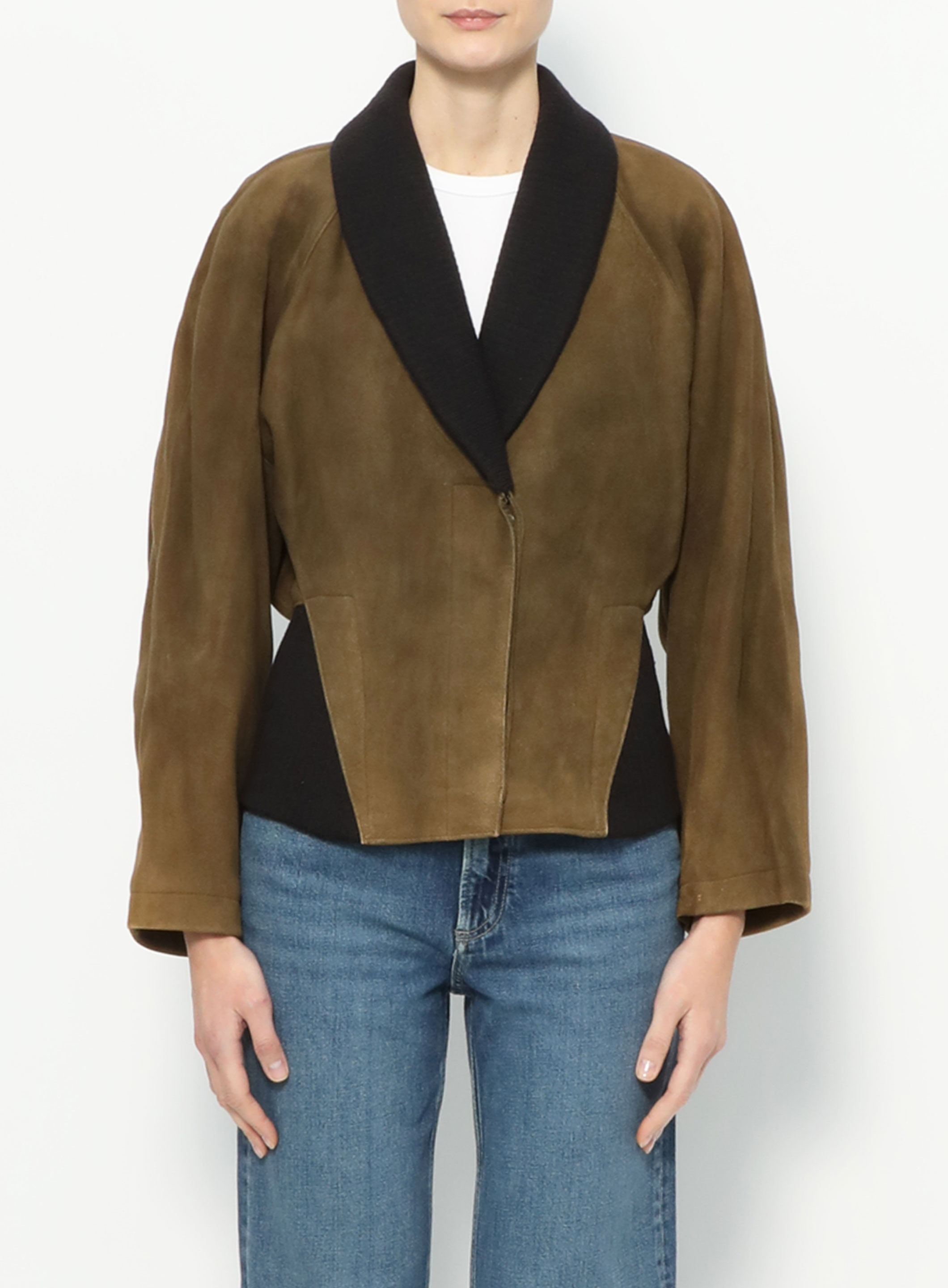 Cinched Suede Jacket | Authentic & Vintage | ReSee