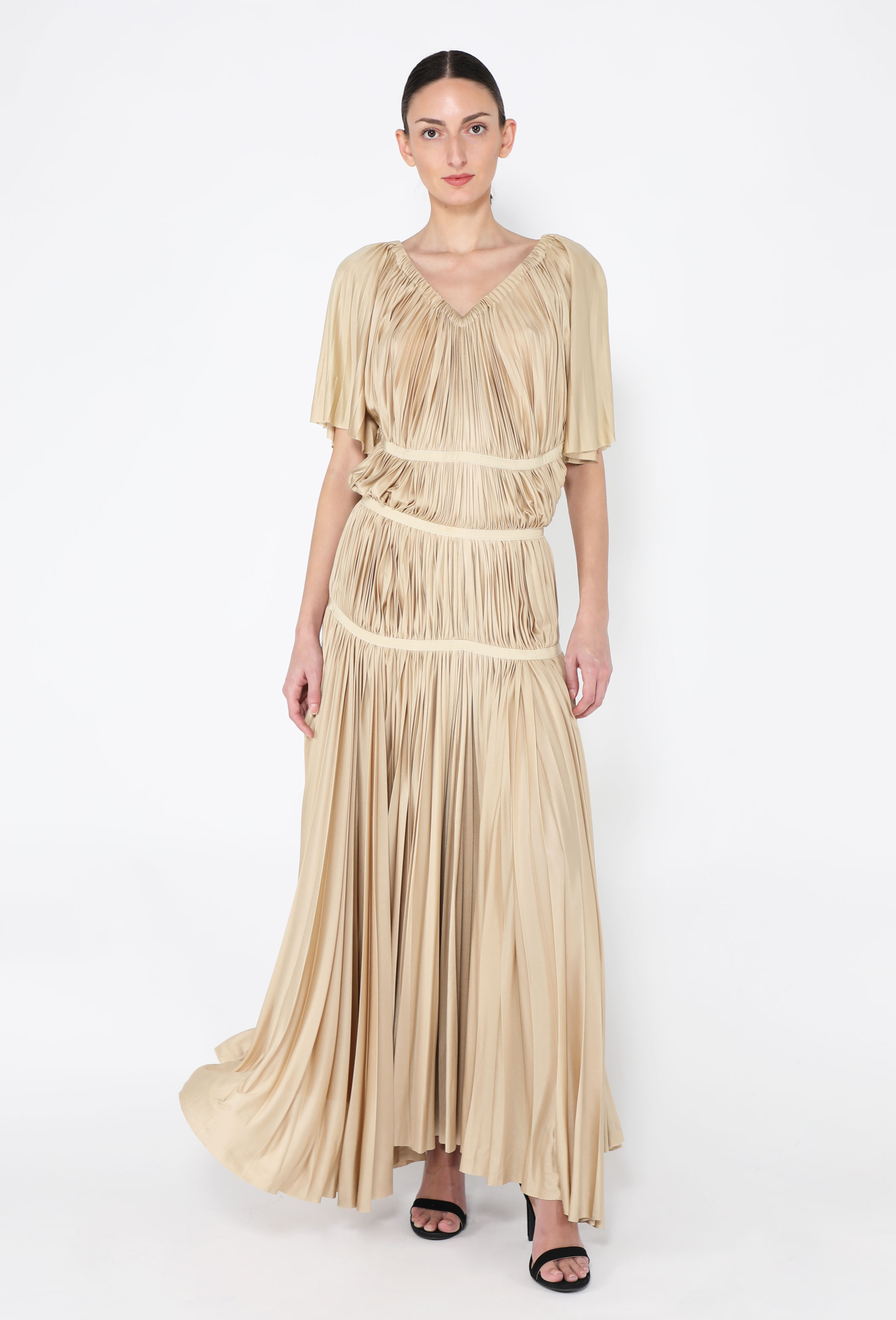 Silk Pleated Gown, F/W 2002 - Prada | ReSee