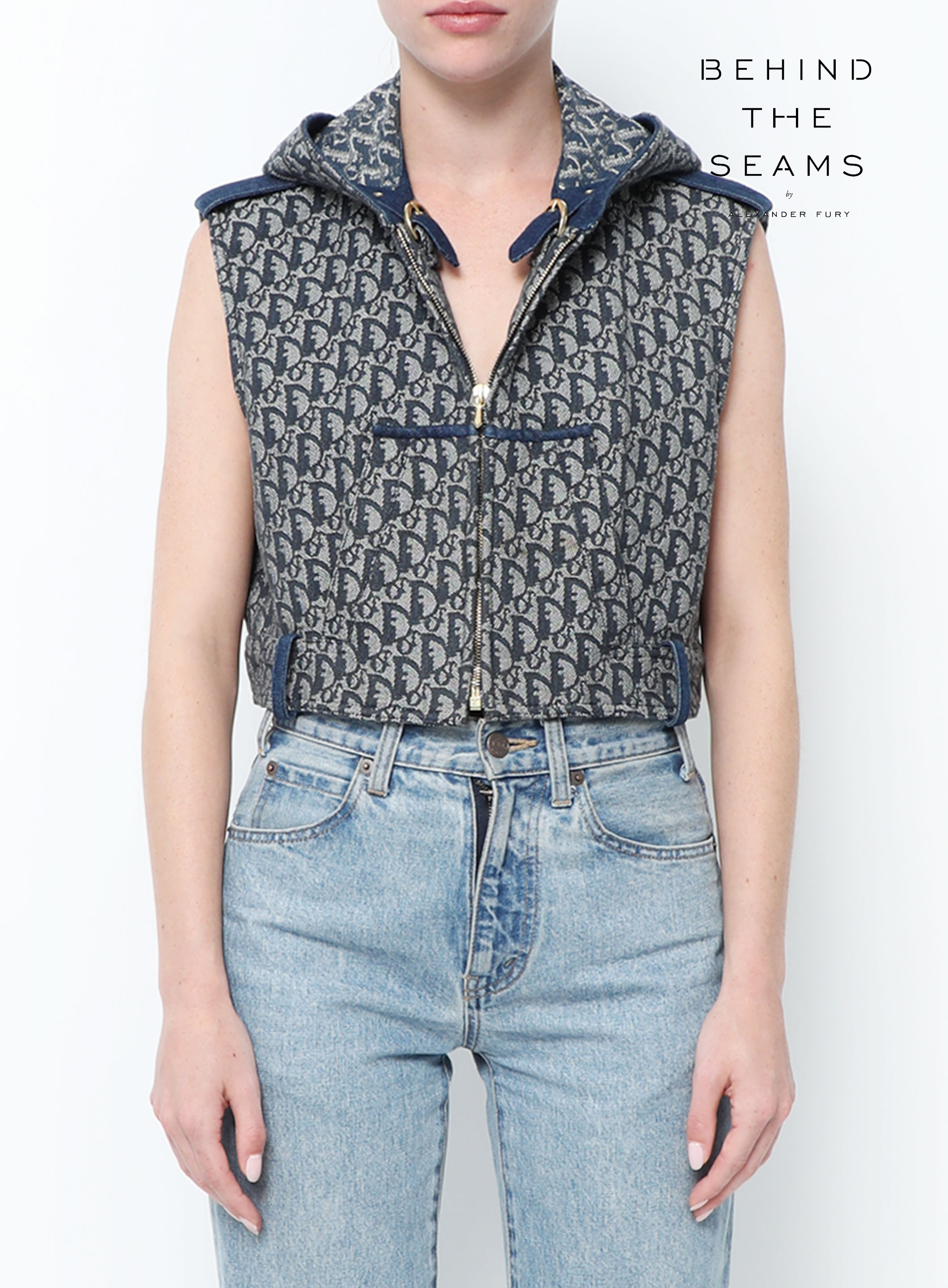 S/S 2000 Diorissimo Hooded Vest | Authentic & Vintage | ReSee S/S 2000 Diorissimo Hooded Vest | Authentic & Vintage | ReSee