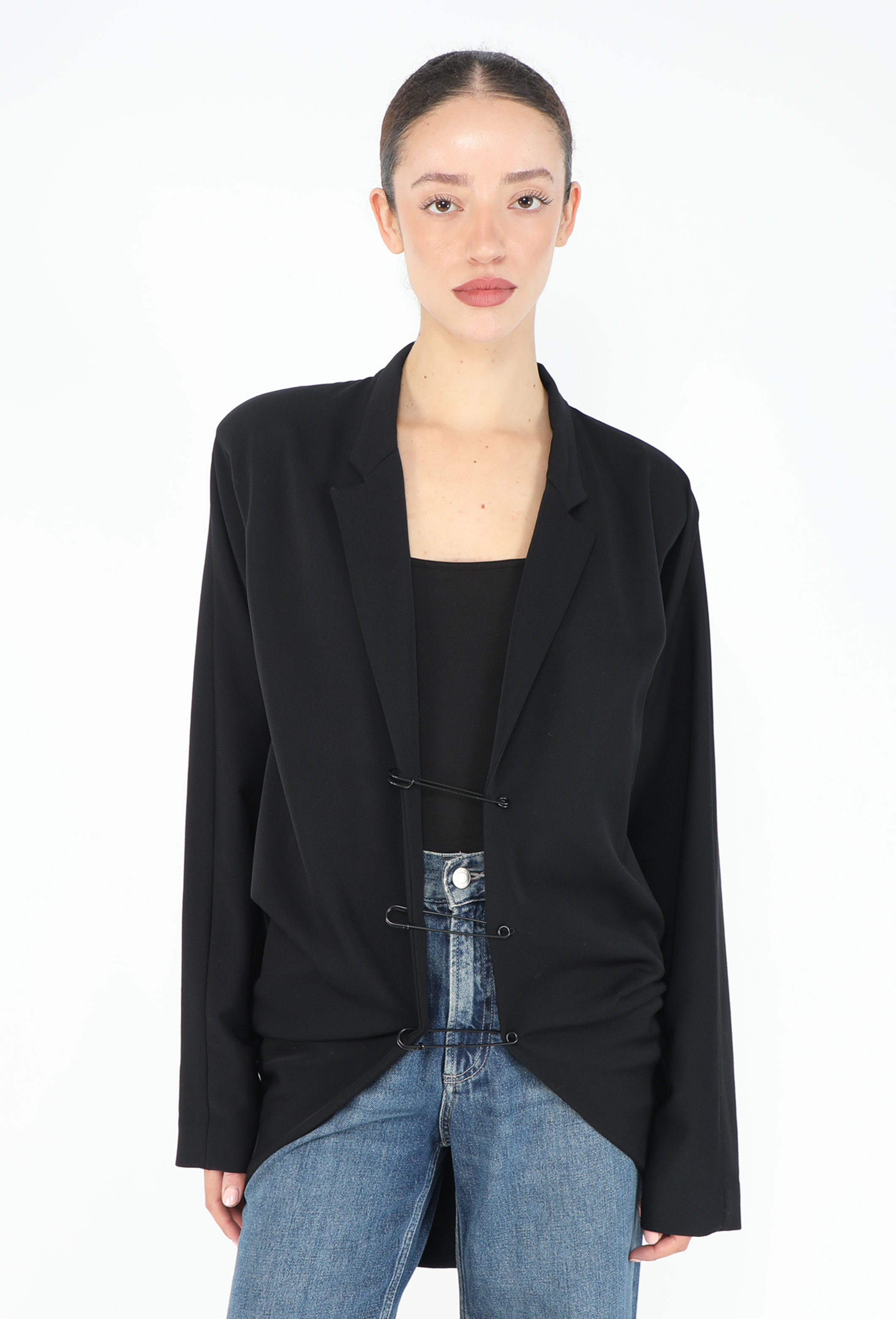 Late '80s Safety Pin Cutaway Blazer - Yohji Yamamoto | ReSee