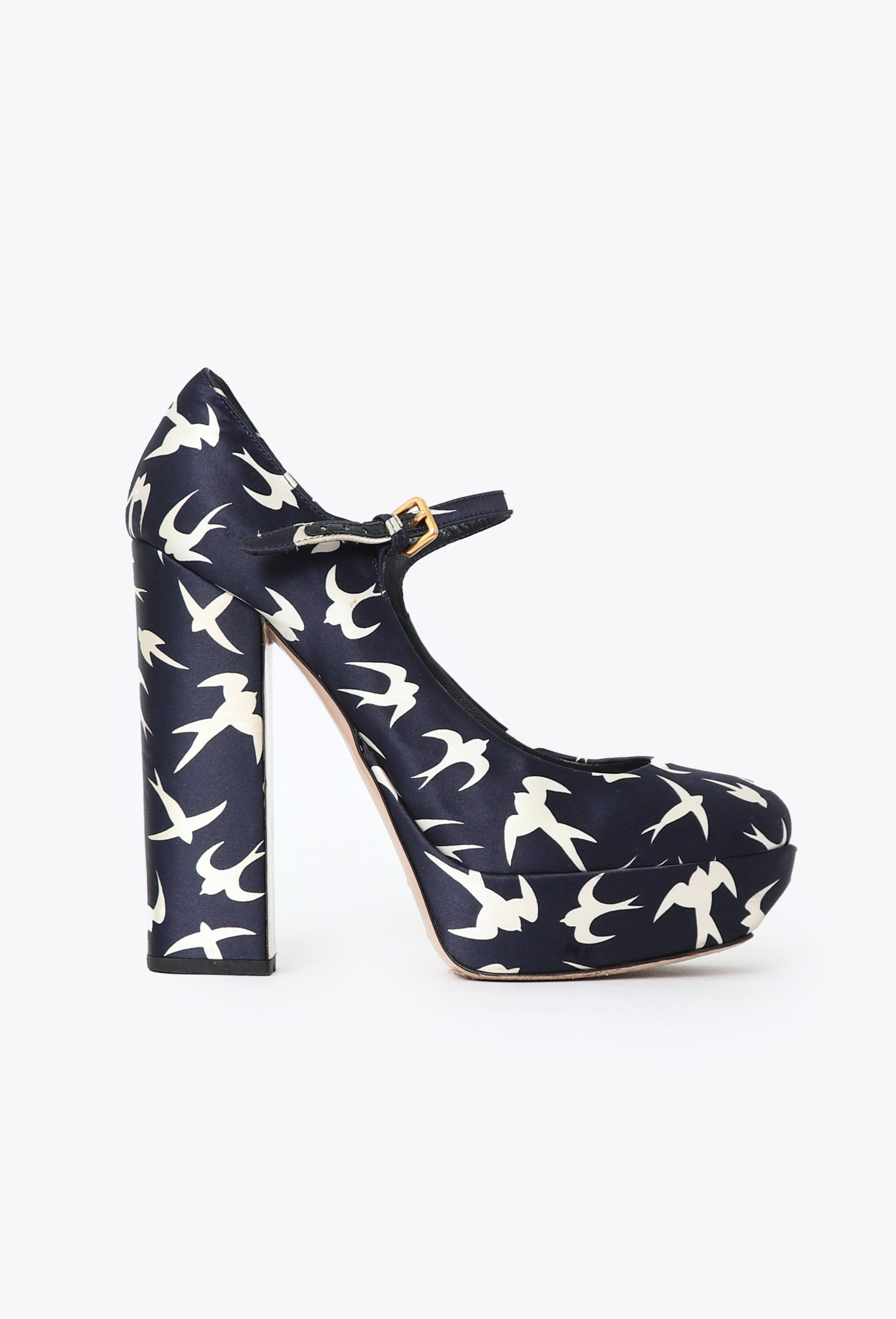 S/S 2010 Sparrow Print Platforms - Miu Miu | ReSee
