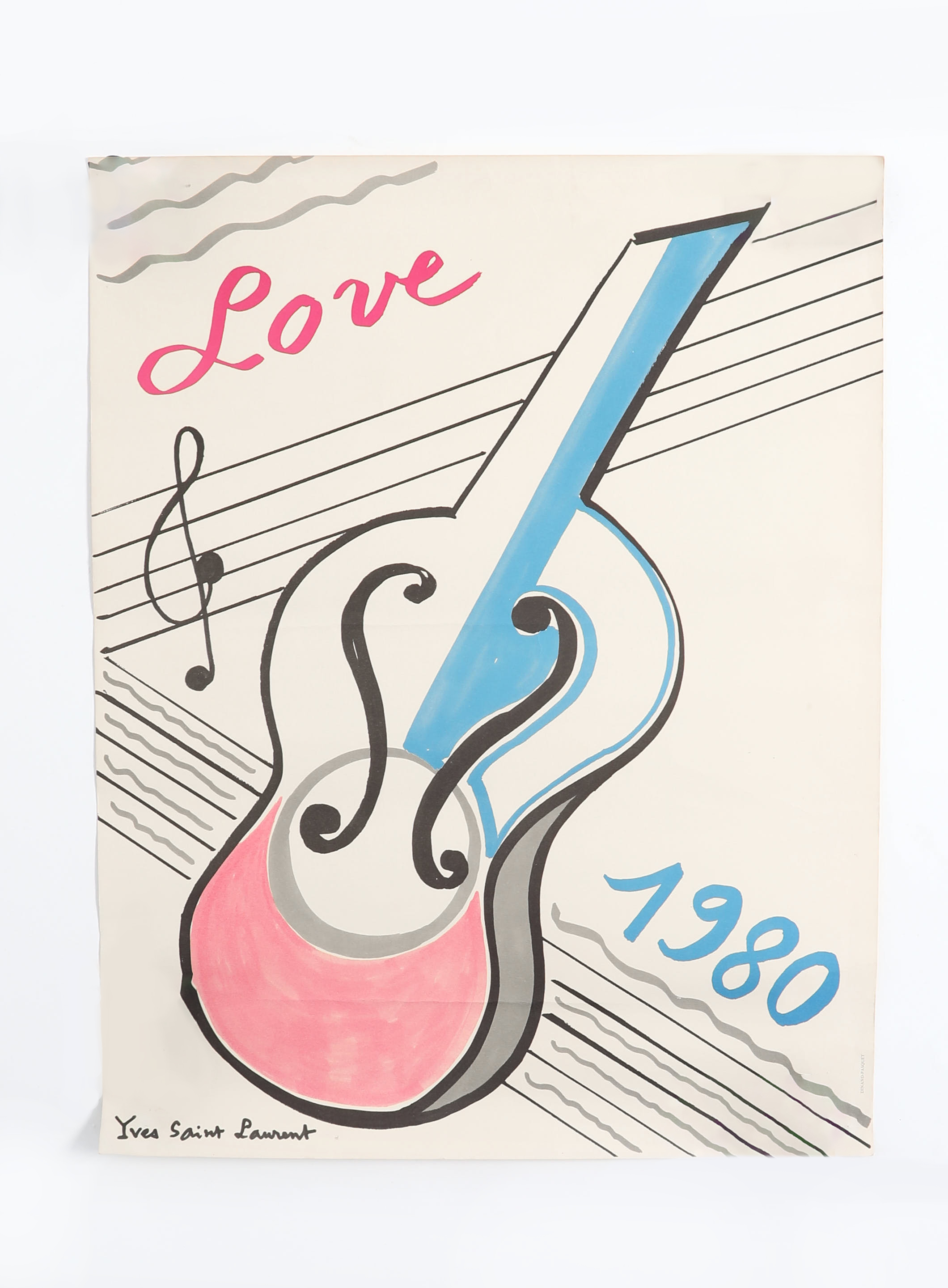 ヴィンテージ(1980s) ポスター(印刷物) イヴ・サンローラン YSL ヴィンテージ(1980s) ポスター(印刷物) イヴ・サンローラン YSL - メルカリ