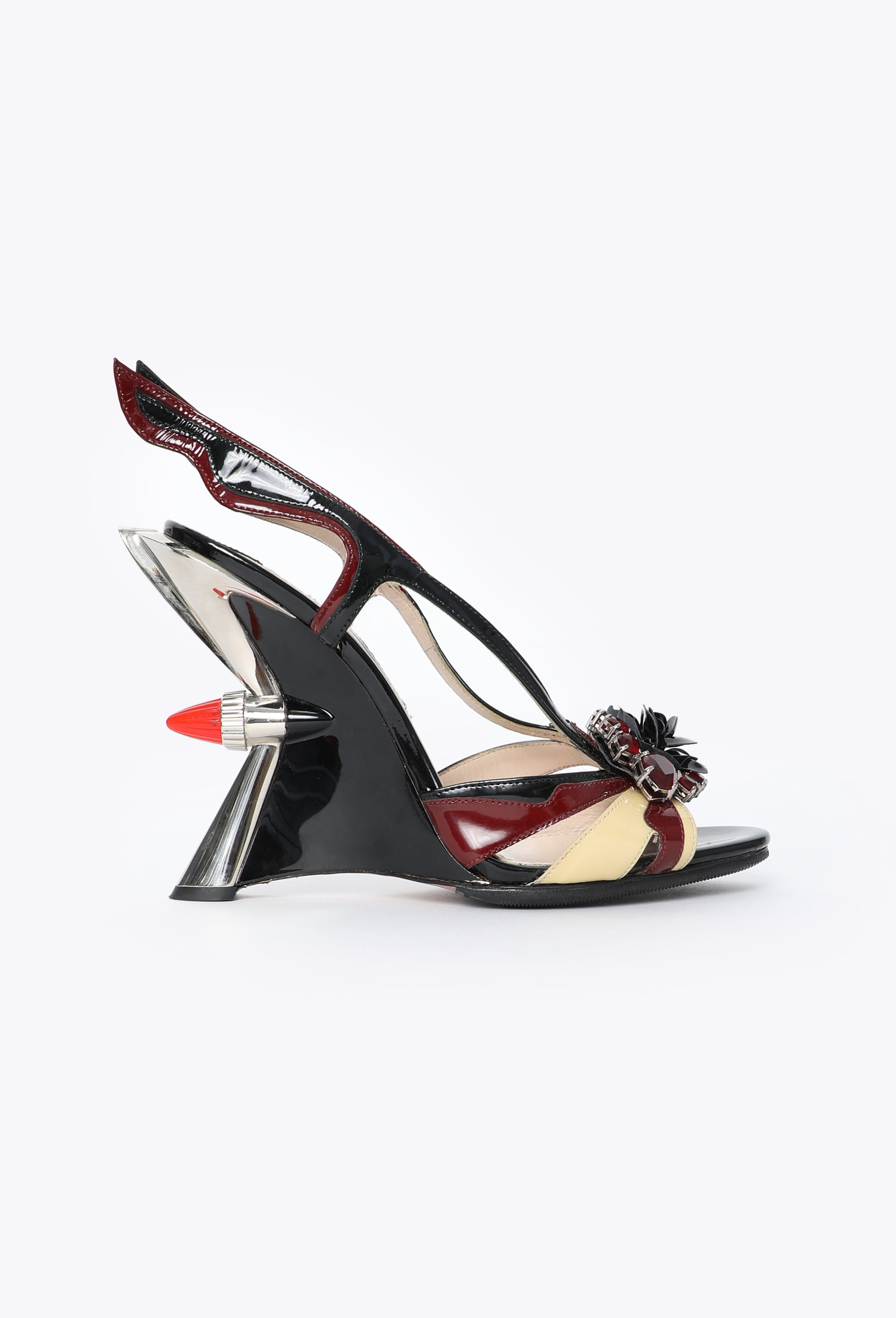 Collector S/S 2012 Flame Wedge Sandals - Prada | ReSee