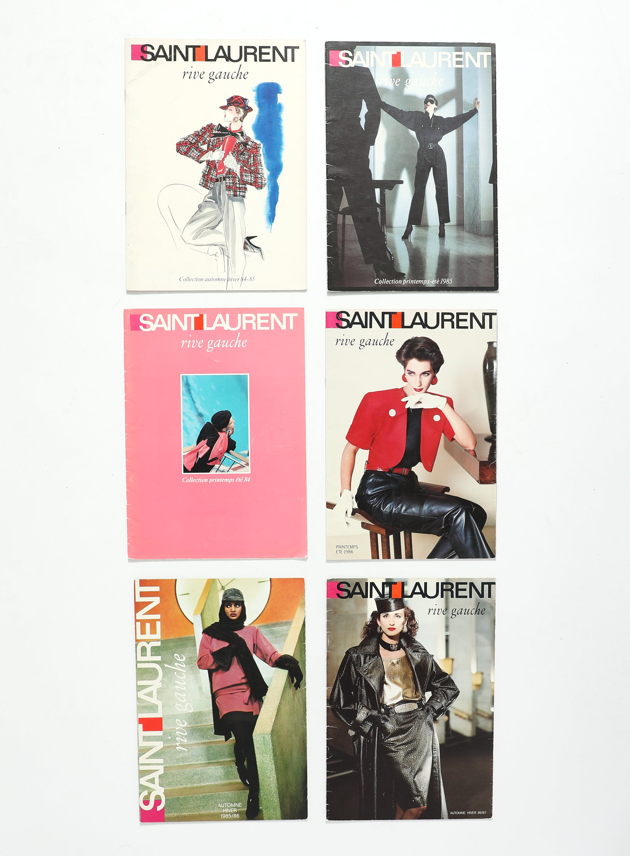 Saint Laurent Rive Gauche 6-piece Lookbook Set | Authentic
