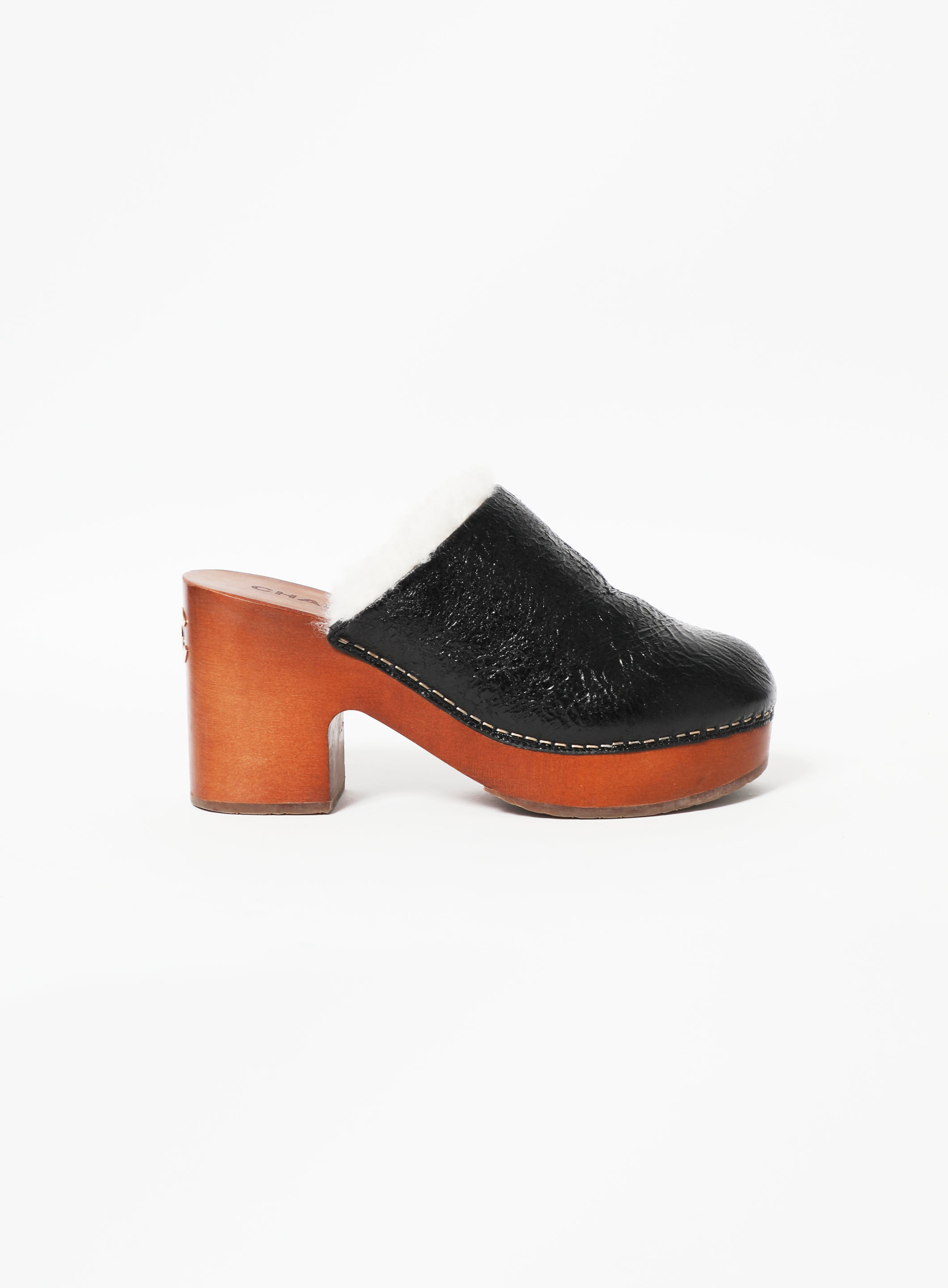 See by Chloe Viviane Shearling Buckle Mule Clogs