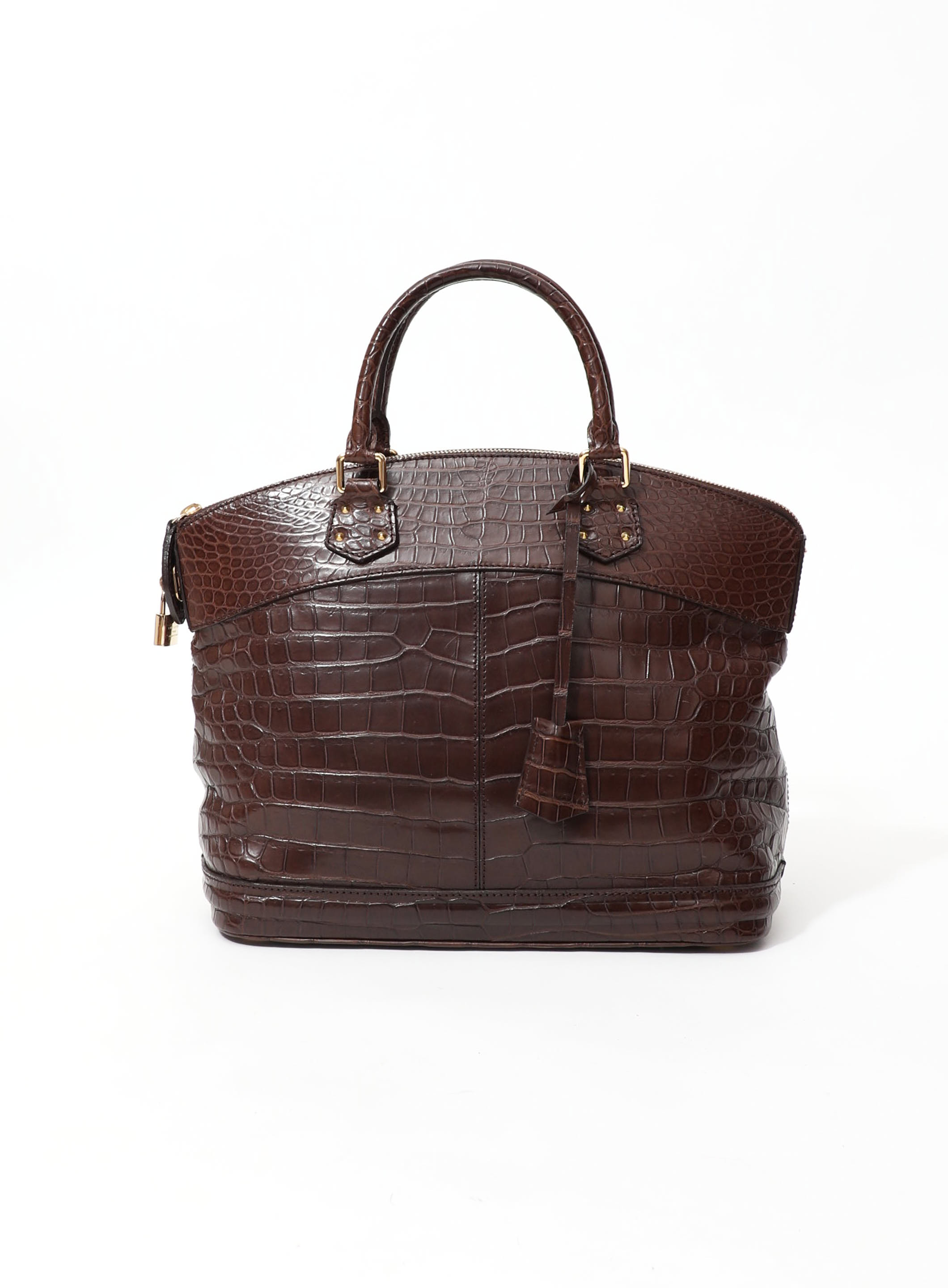 RARE Crocodile GM 'Lockit' Bag