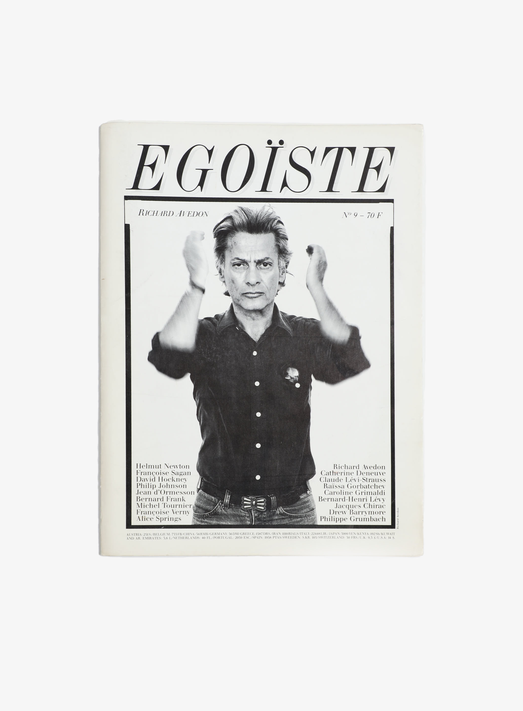 Egoïste N°9 Richard Avedon