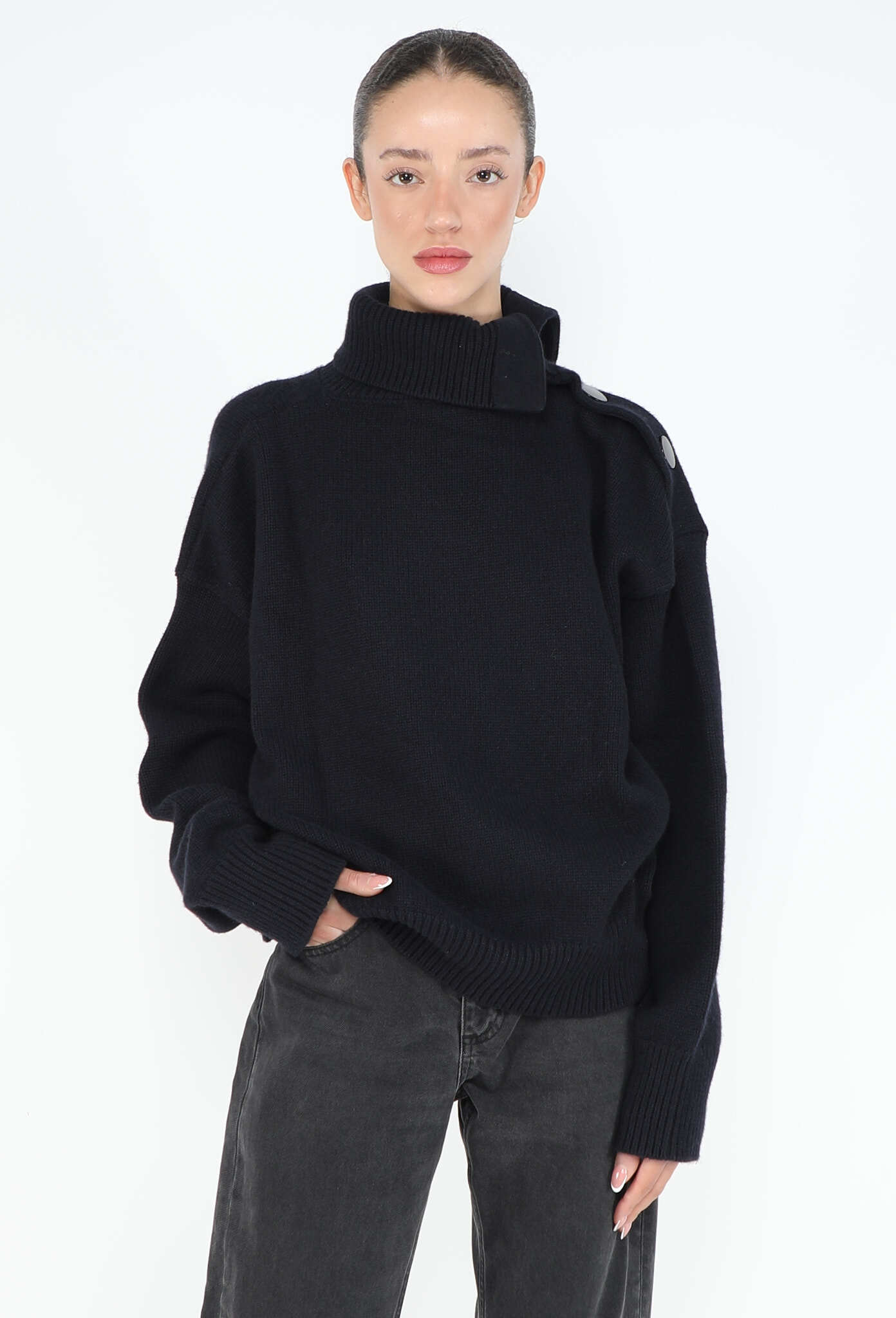 OLD CELINEラッフルブラウス 2014 Cashmere Turtleneck Sweater - Céline | ReSee