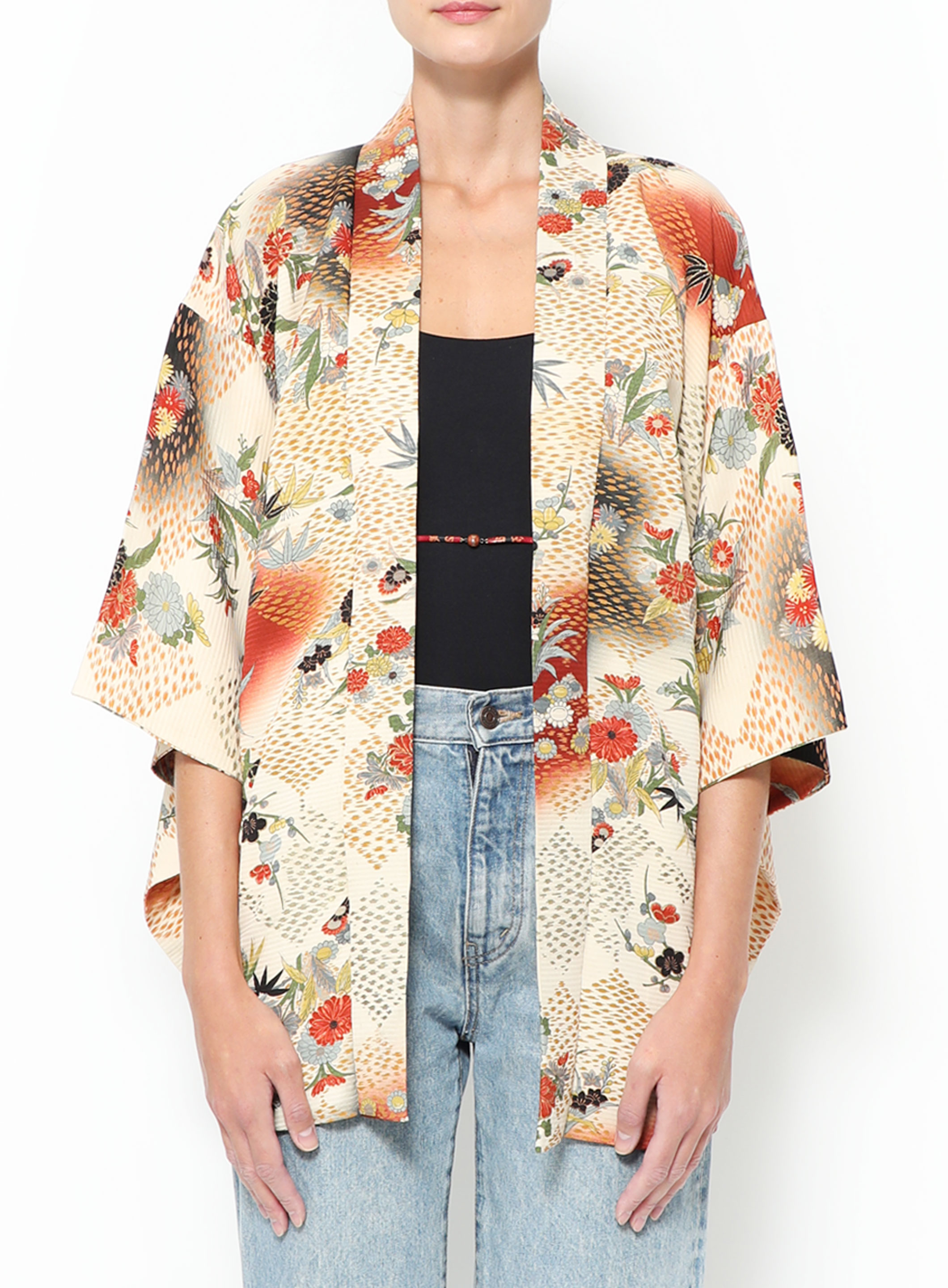 Vintage Floral Jacquard Kimono | ReSee Vintage Floral Jacquard Kimono | ReSee