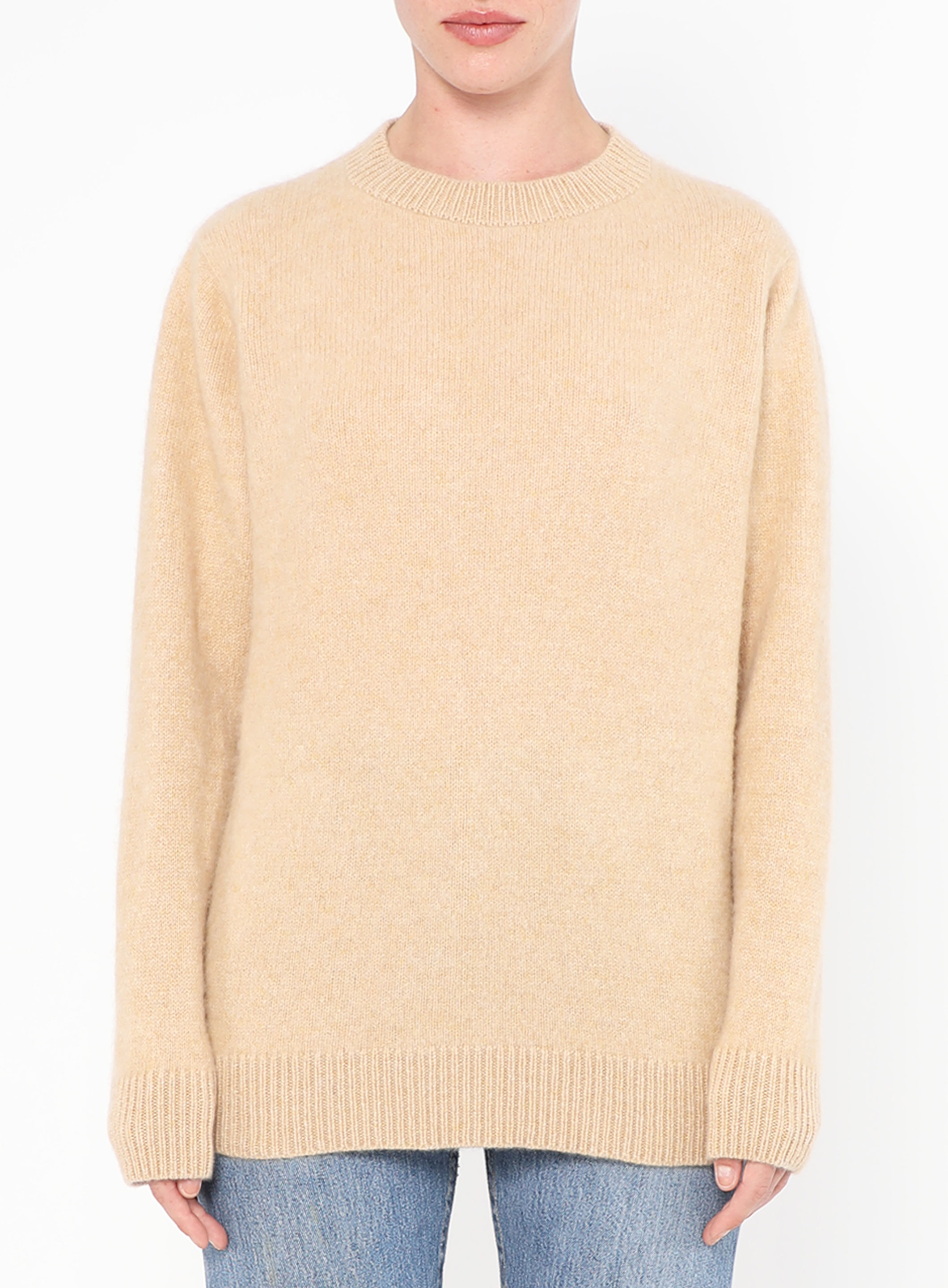 The Elder Statesman Cashmere Sweater Beige - Modern Designers | ReSee