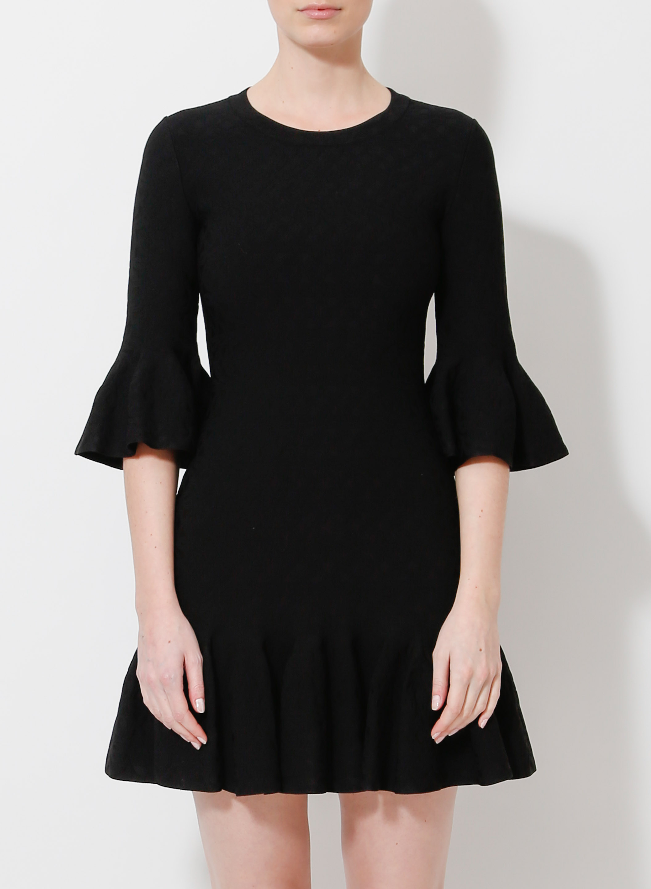Ruffled Knit Skater Dress | Authentic & Vintage | ReSee