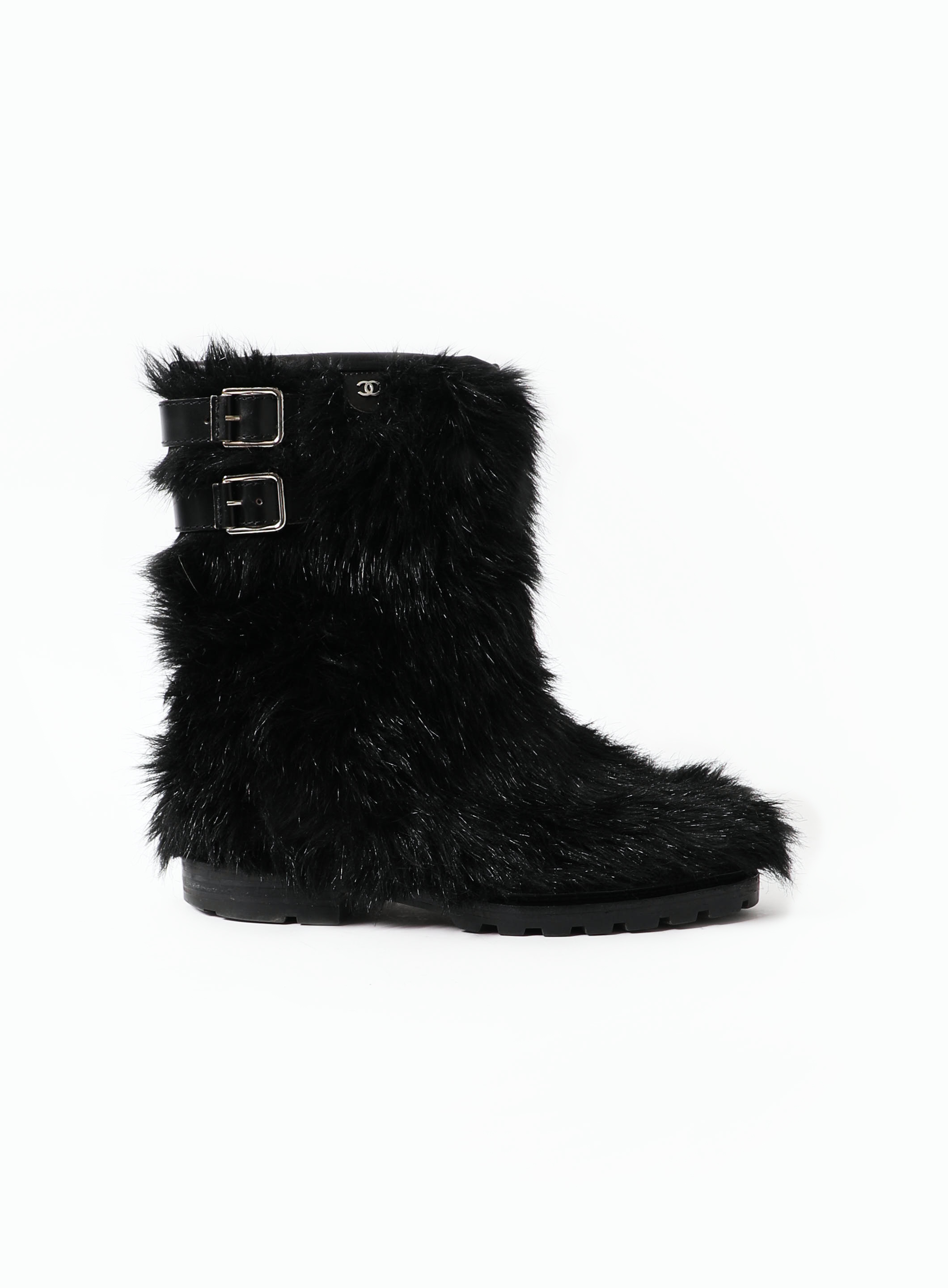 Chanel Fur Boots