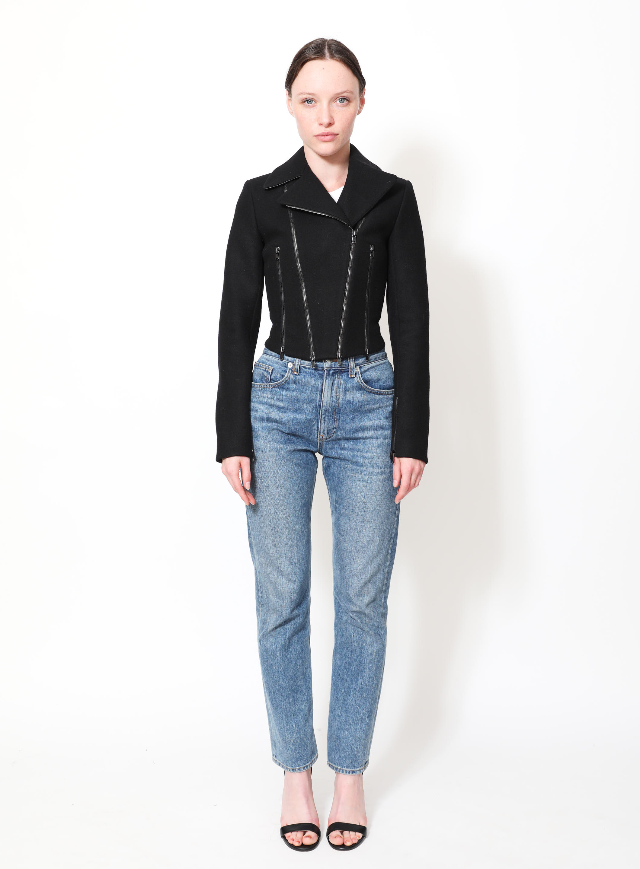 Wool Twill Trompe L'Oeil Paperbag Pants - Women - Ready-to-Wear