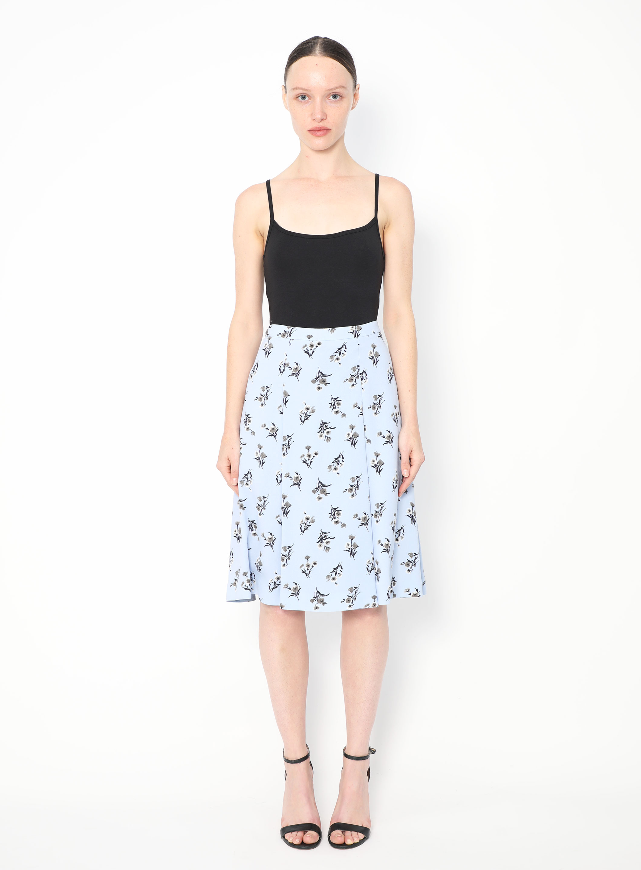 Floral Print Crêpe Skirt | Authentic & Vintage | ReSee